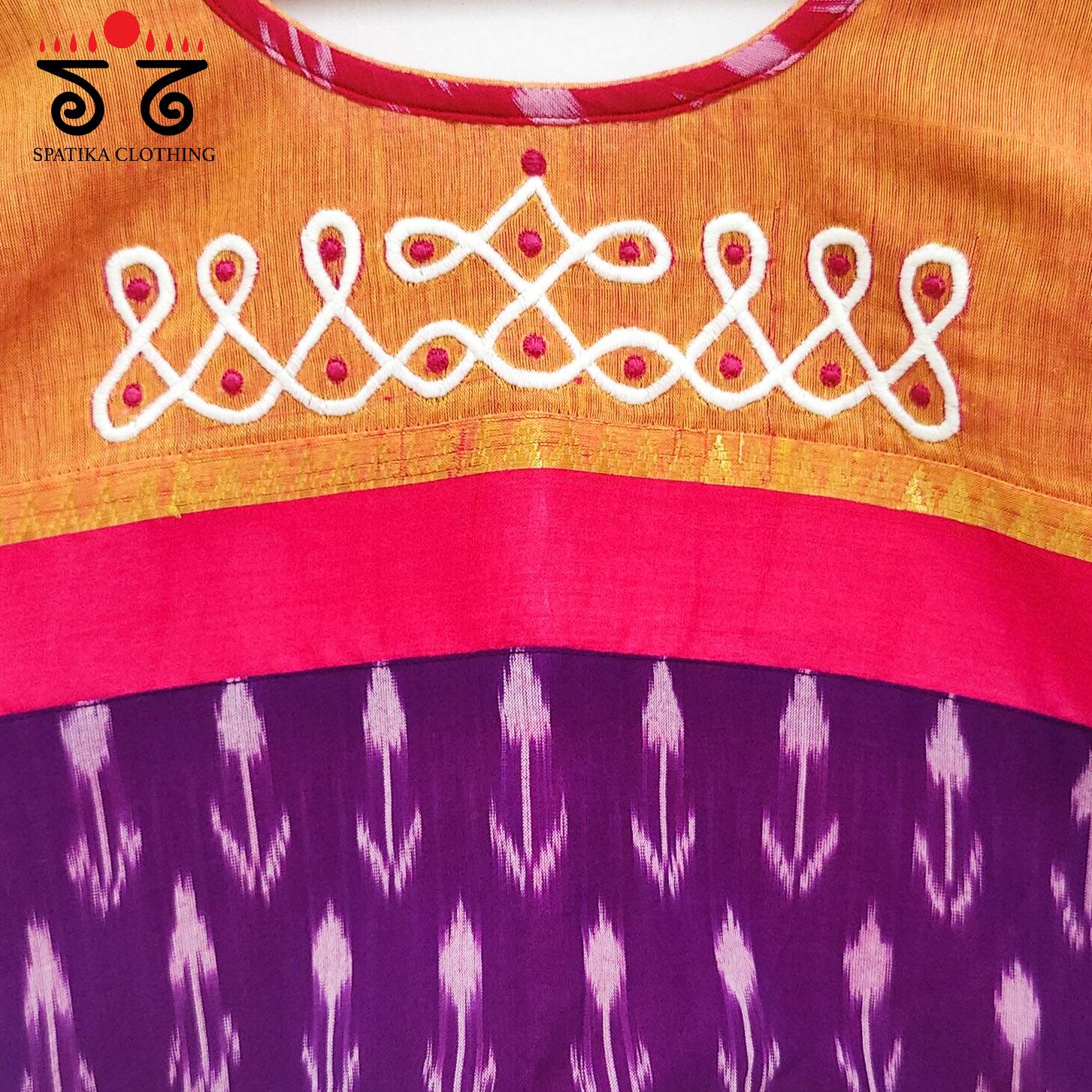 Prabhavati Kolam Handcrafted Blouse