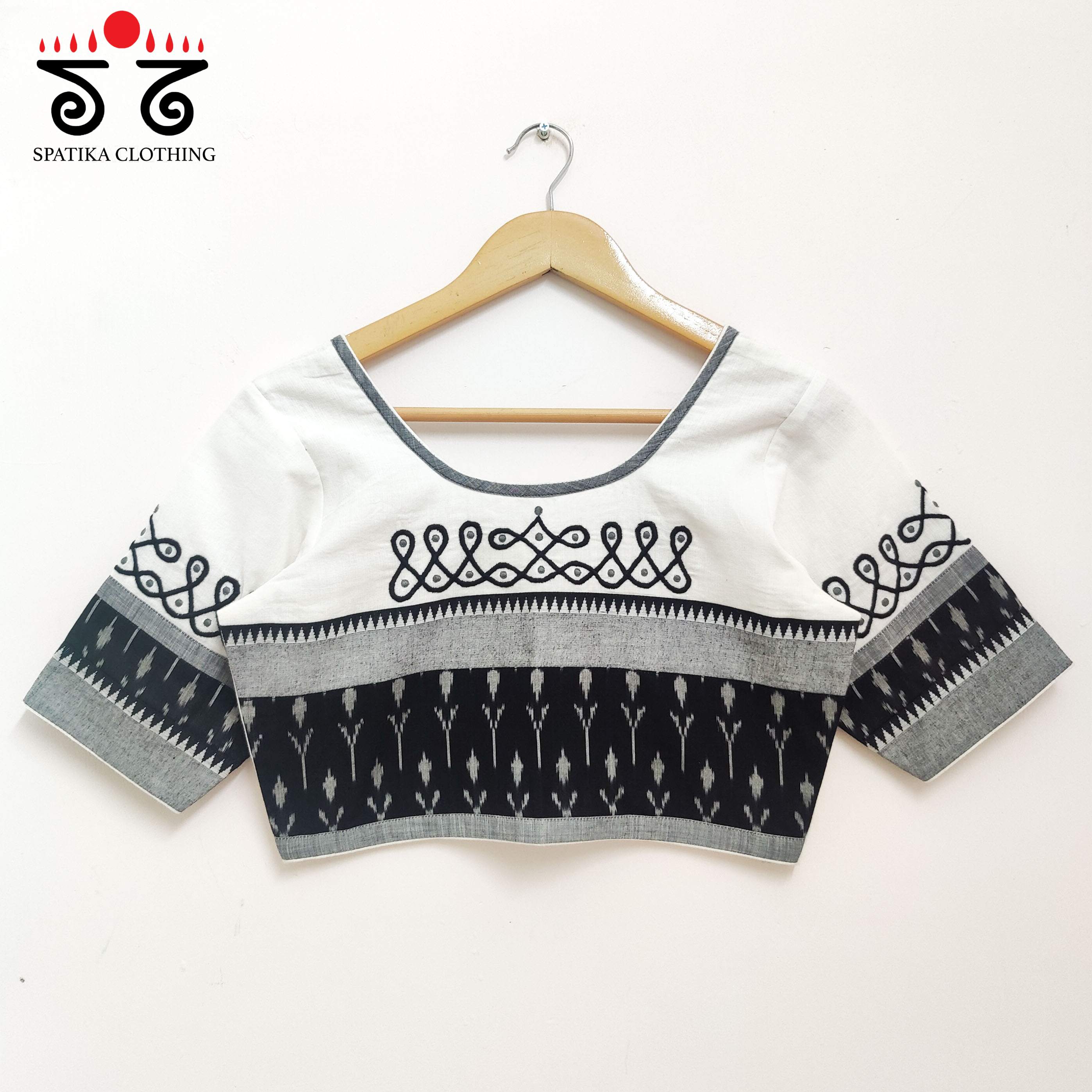 Prabhavati Kolam Handcrafted Blouse