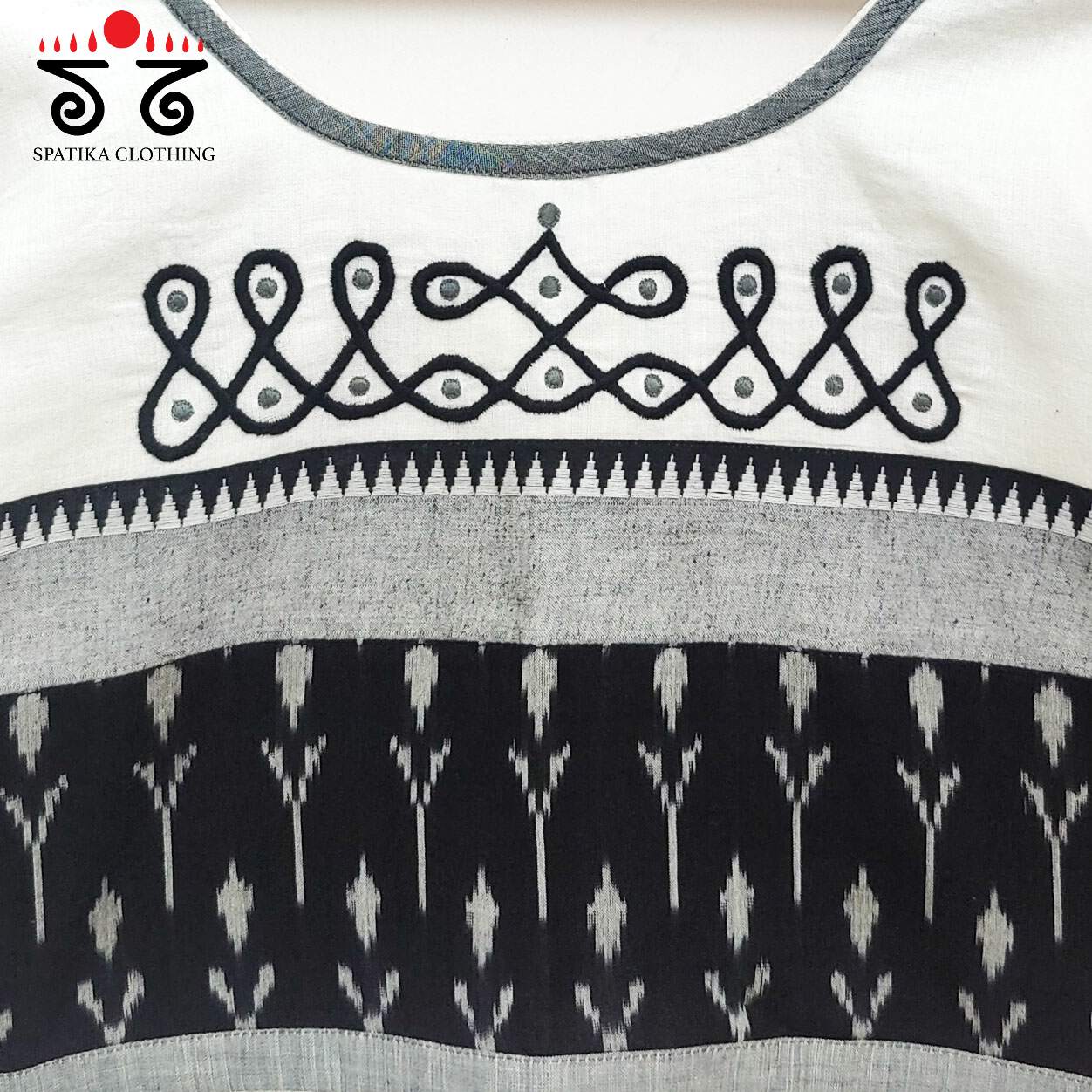 Prabhavati Kolam Handcrafted Blouse