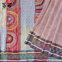Lambani Hand Embroidered Revival Cotton Saree