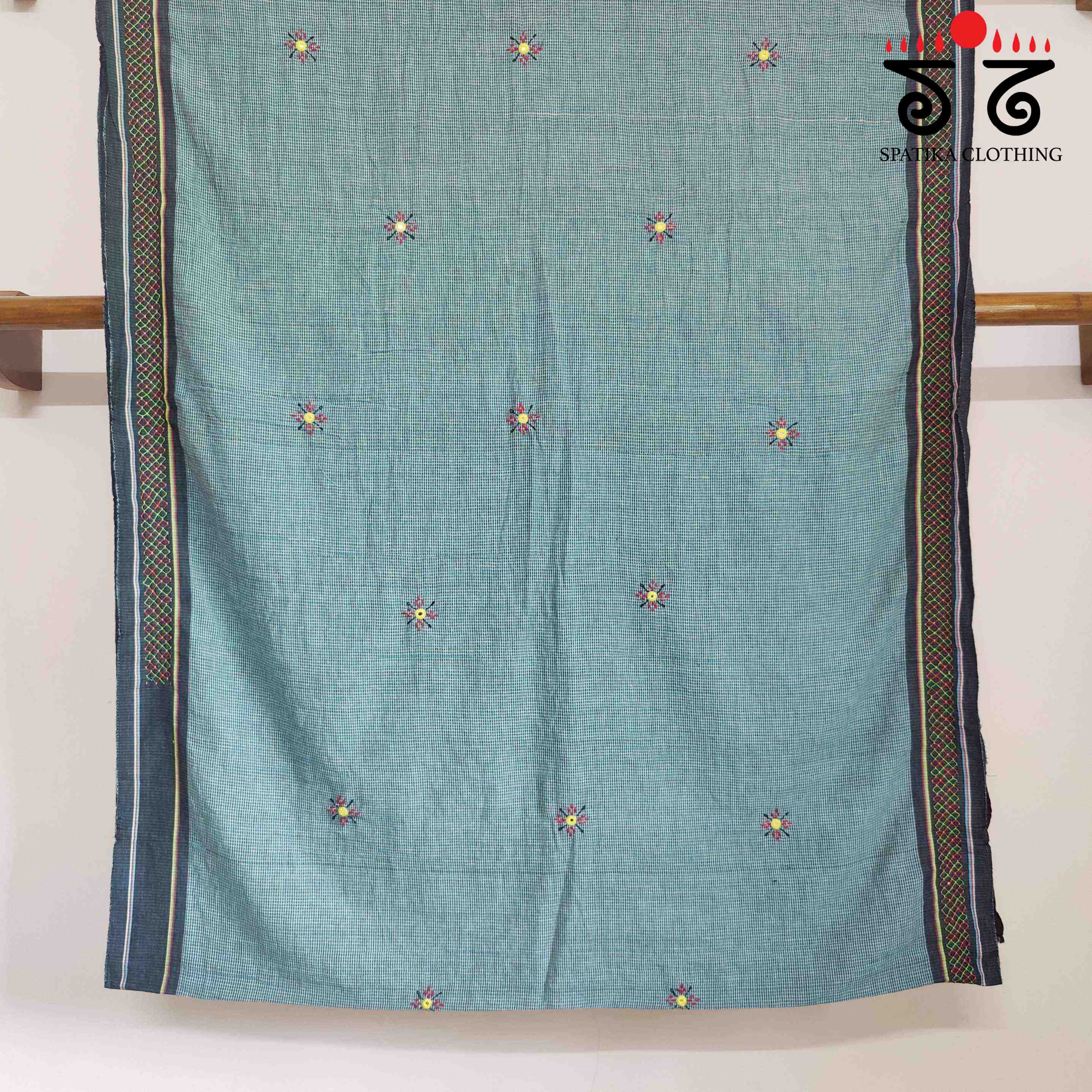 Lambani Hand Embroidered Revival Cotton Saree
