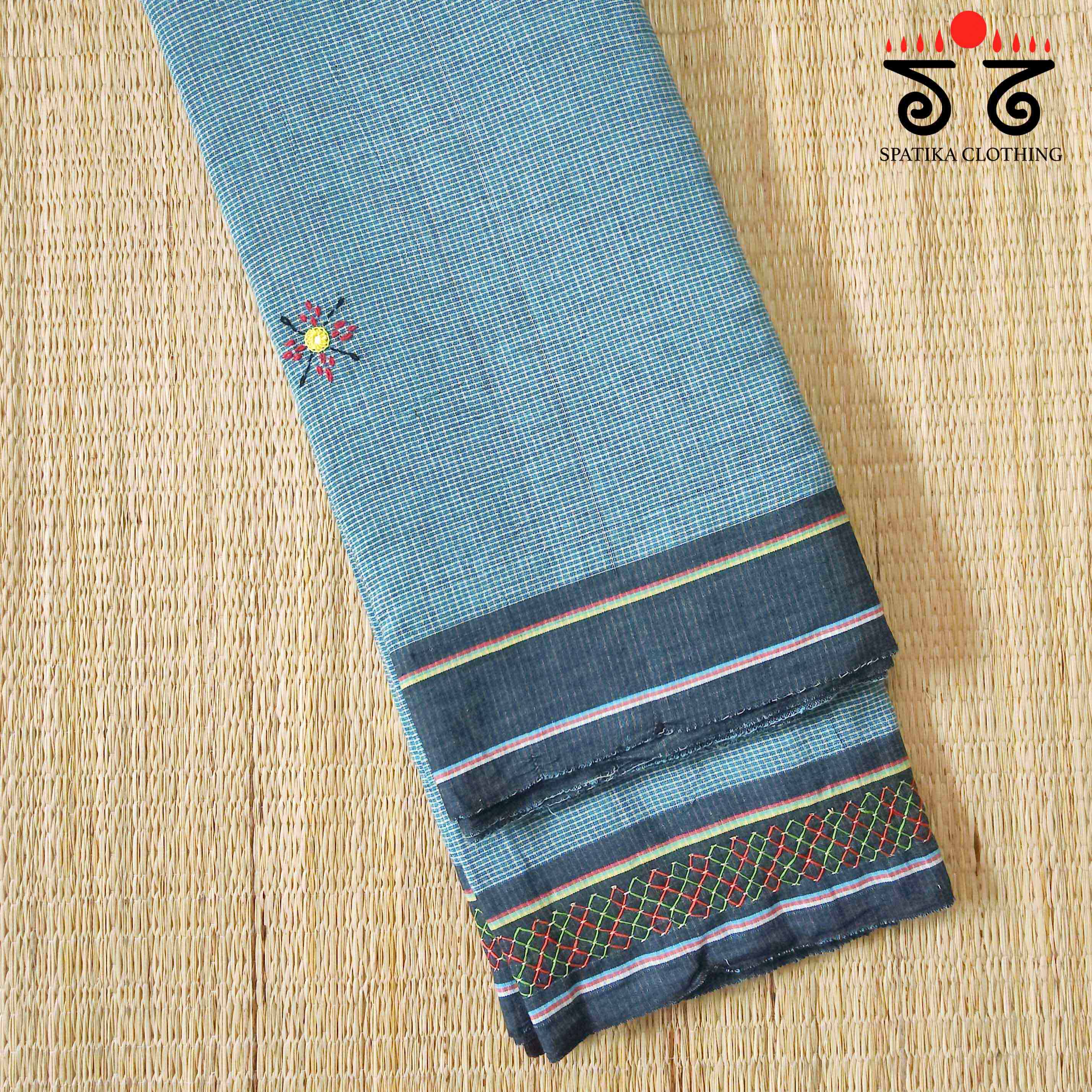 Lambani Hand Embroidered Revival Cotton Saree