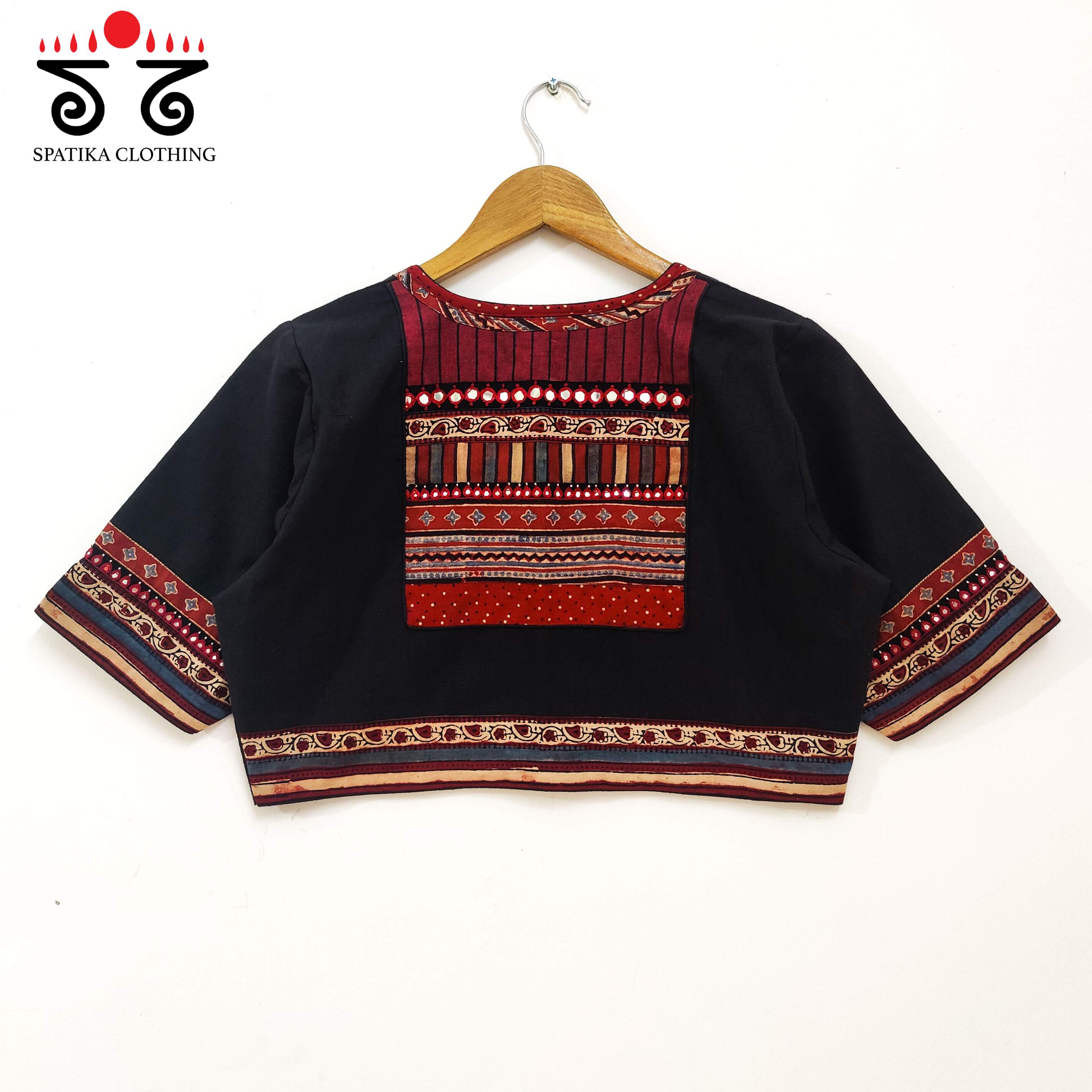 The Ajrakh Patchwork Blouse