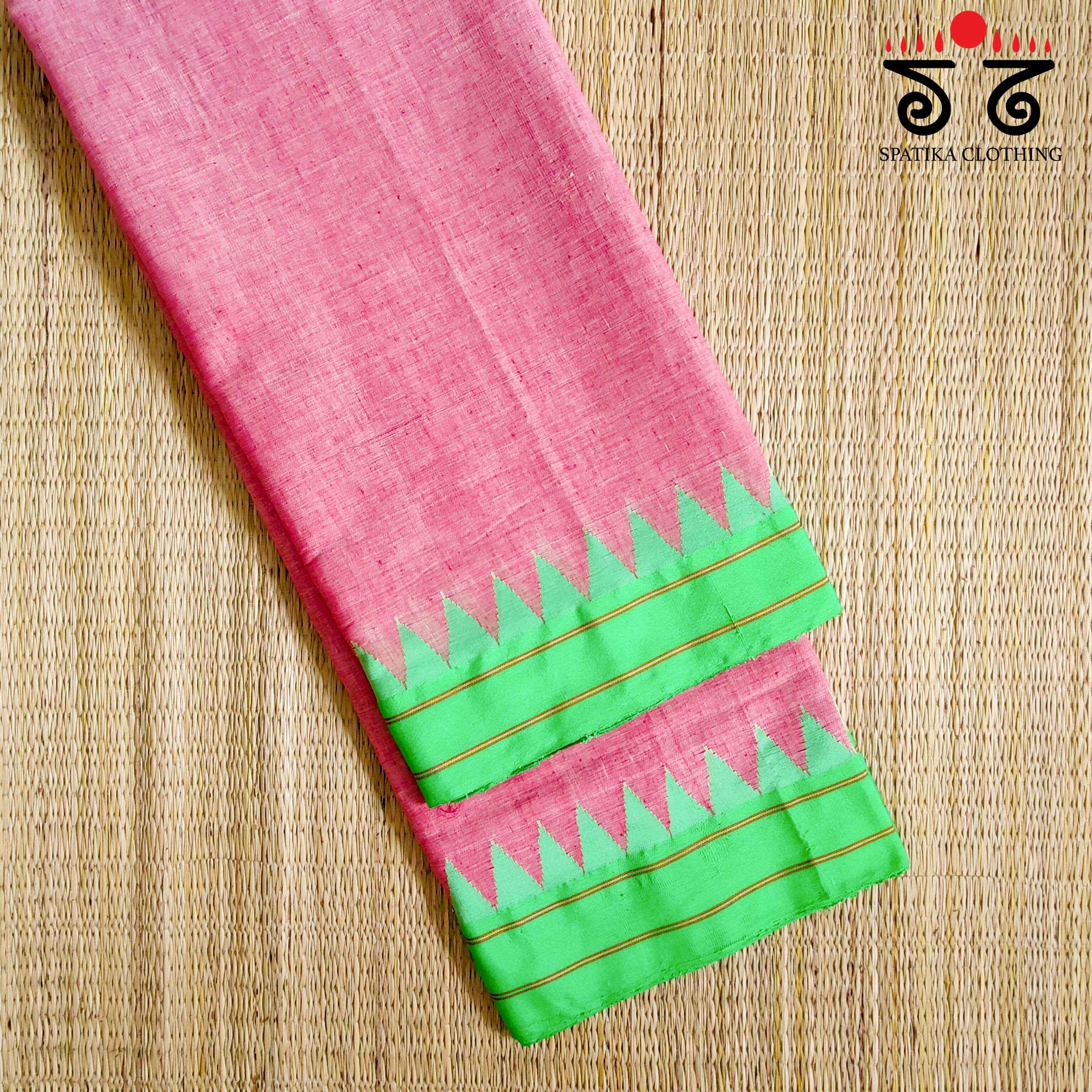 Ponduru Handspun Saree - With Silk border