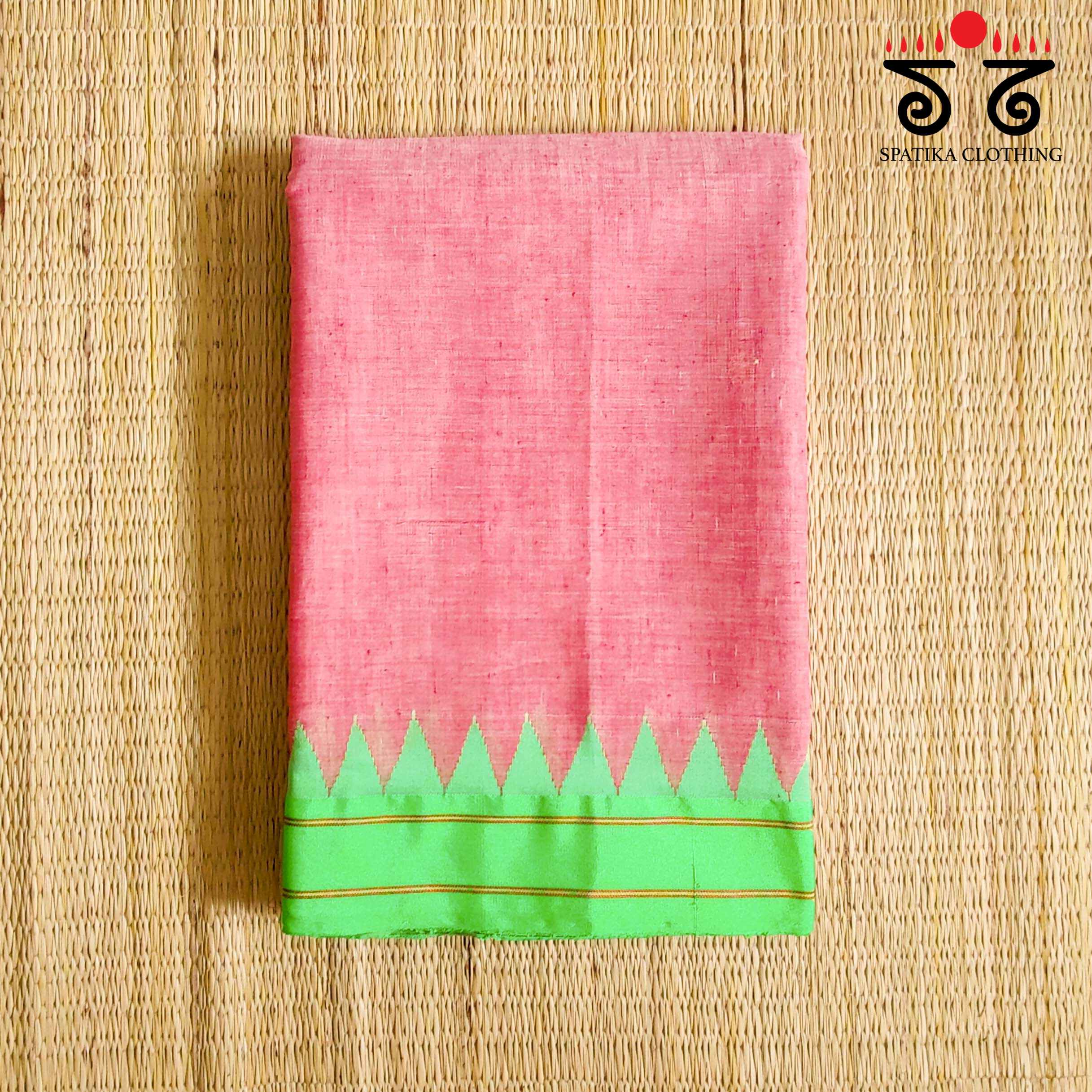 Ponduru Handspun Saree - With Silk border