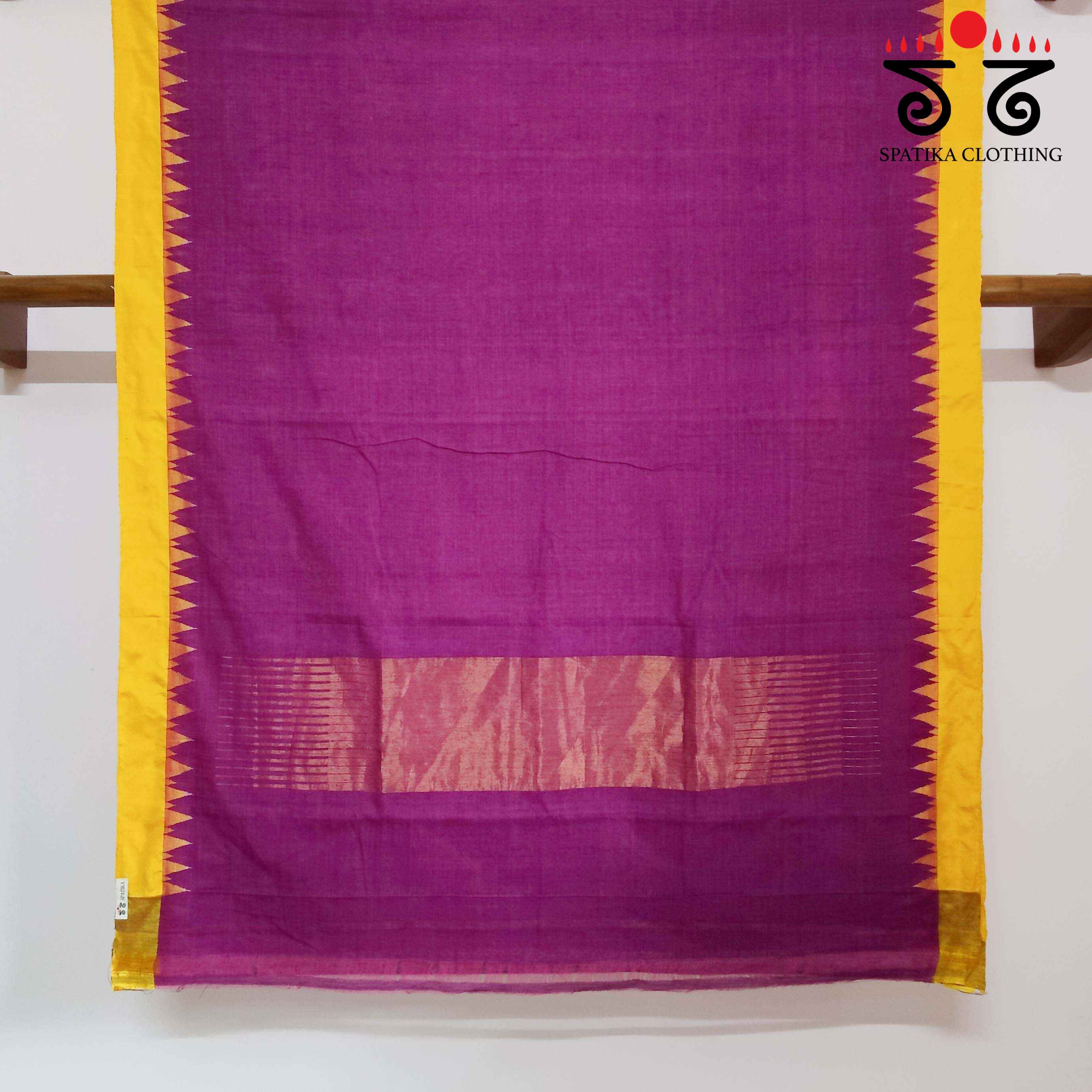 Ponduru Handspun Saree - With Silk border
