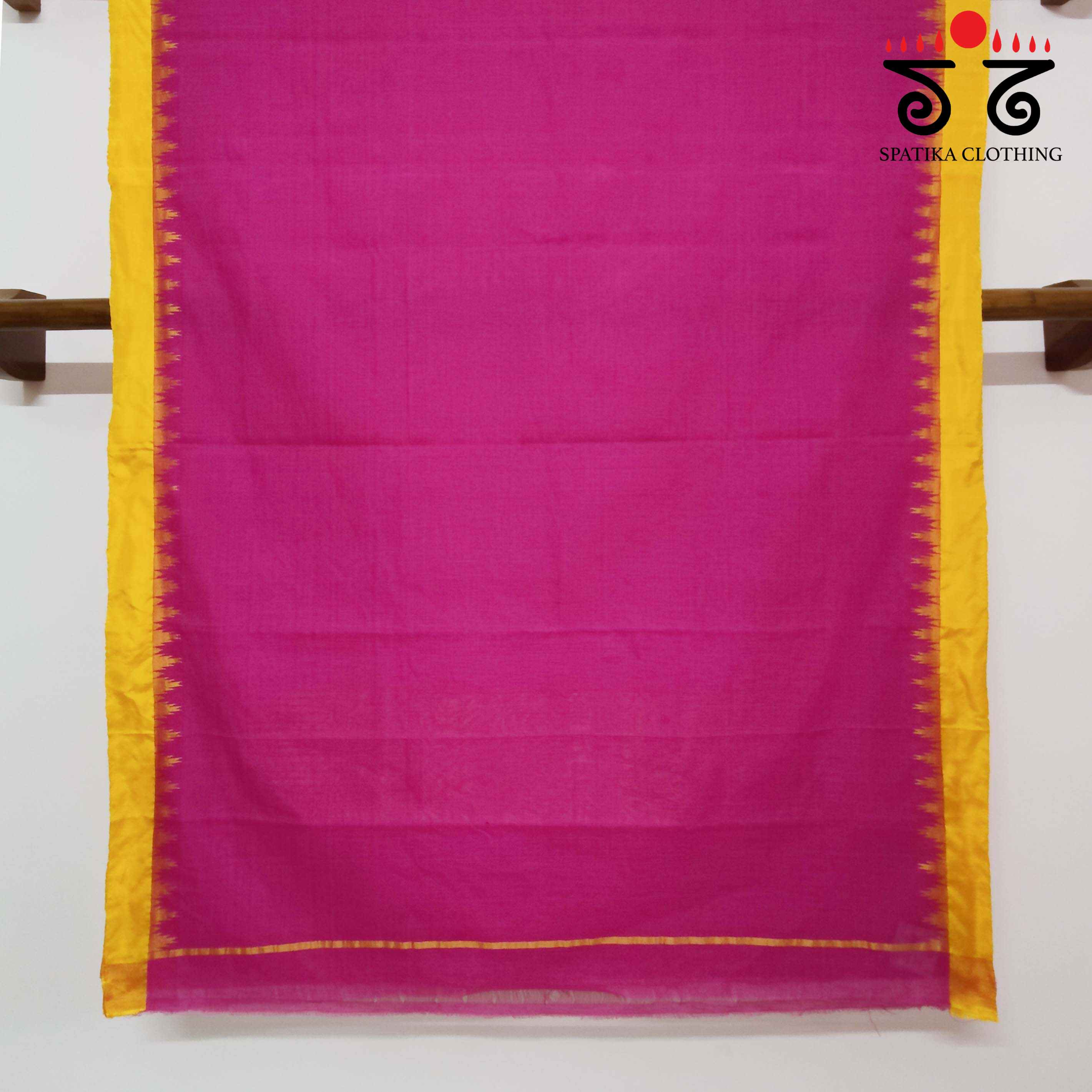 Ponduru Handspun Saree - With Silk border