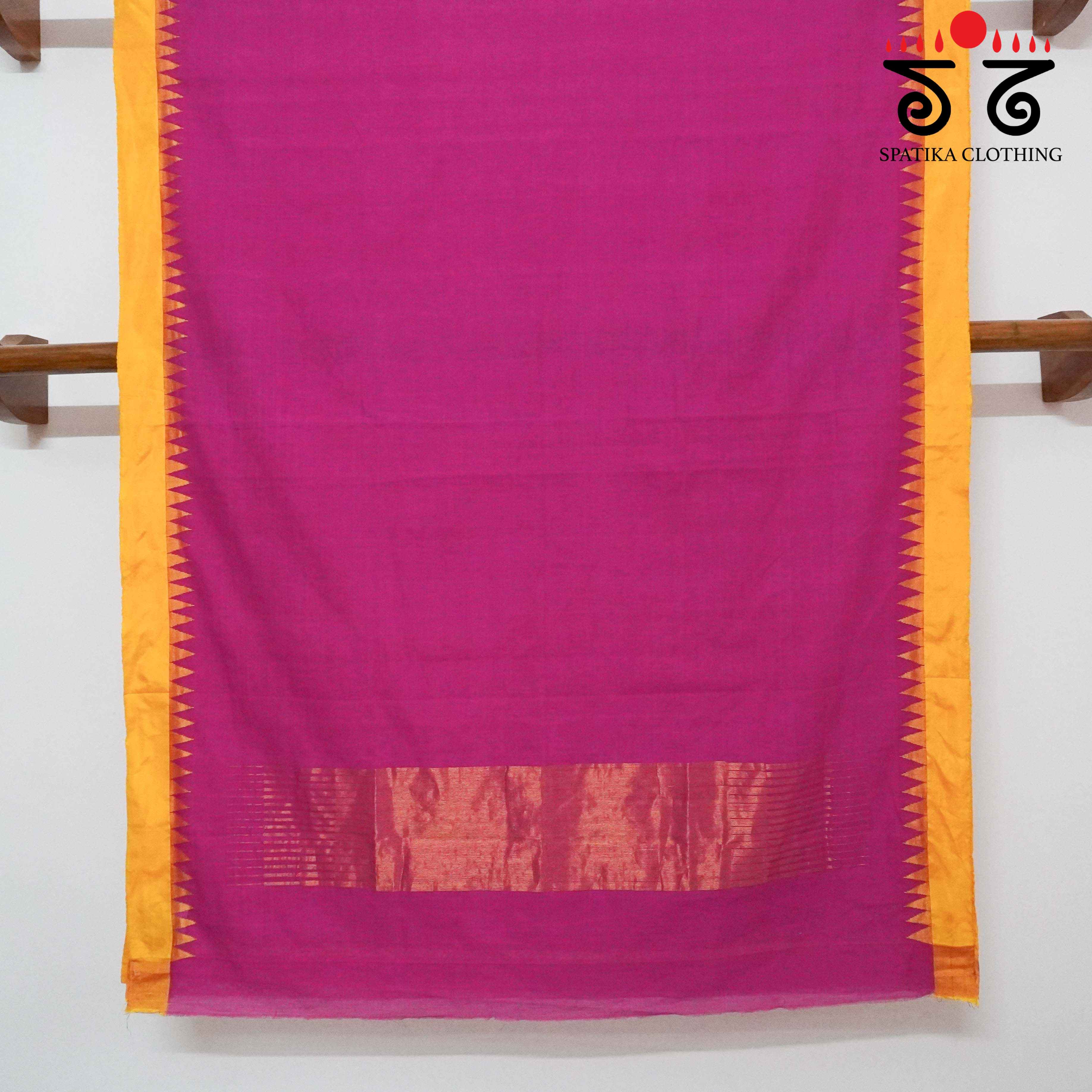 Ponduru Handspun Saree - With Silk border