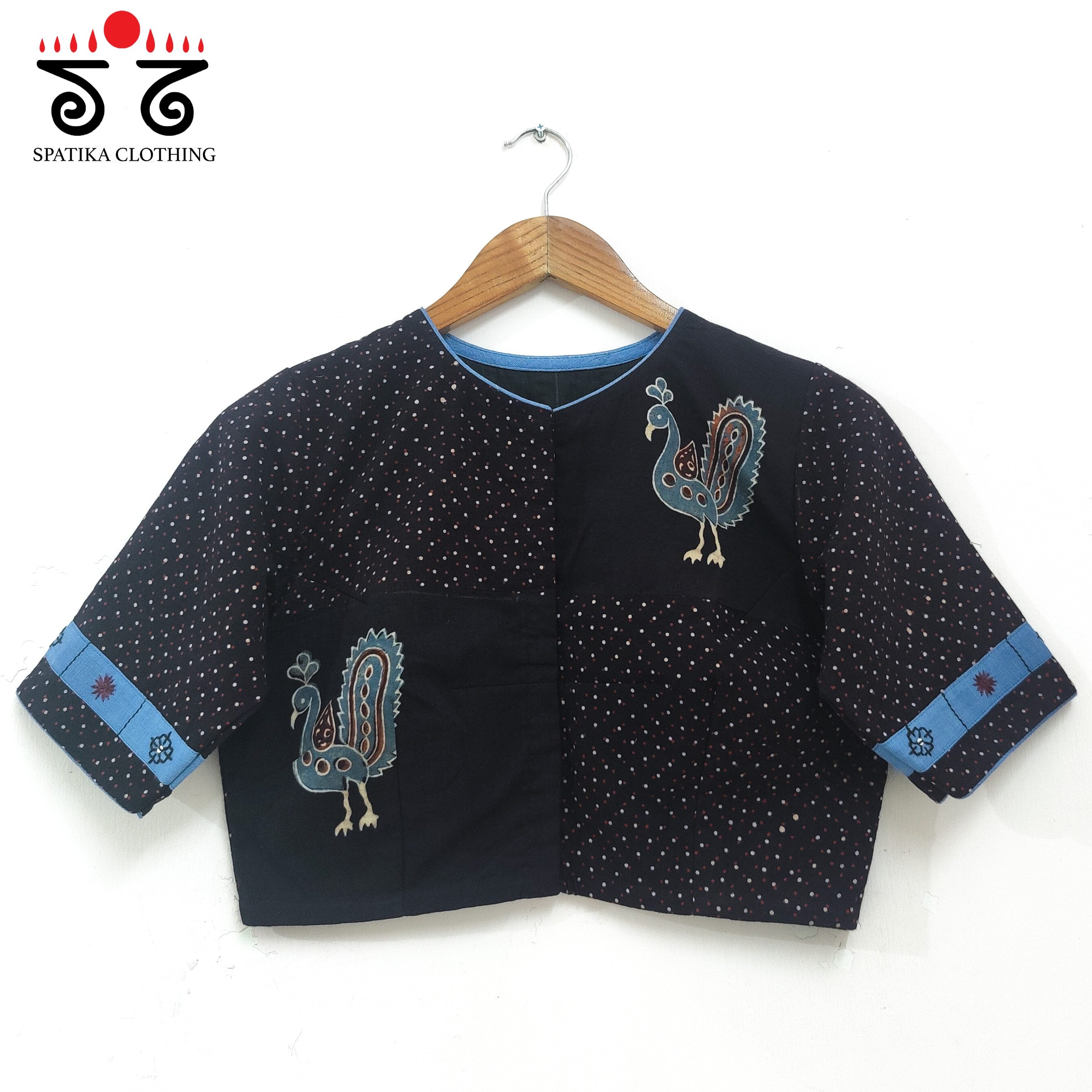 Morni Collage-Handcrafted Blouse