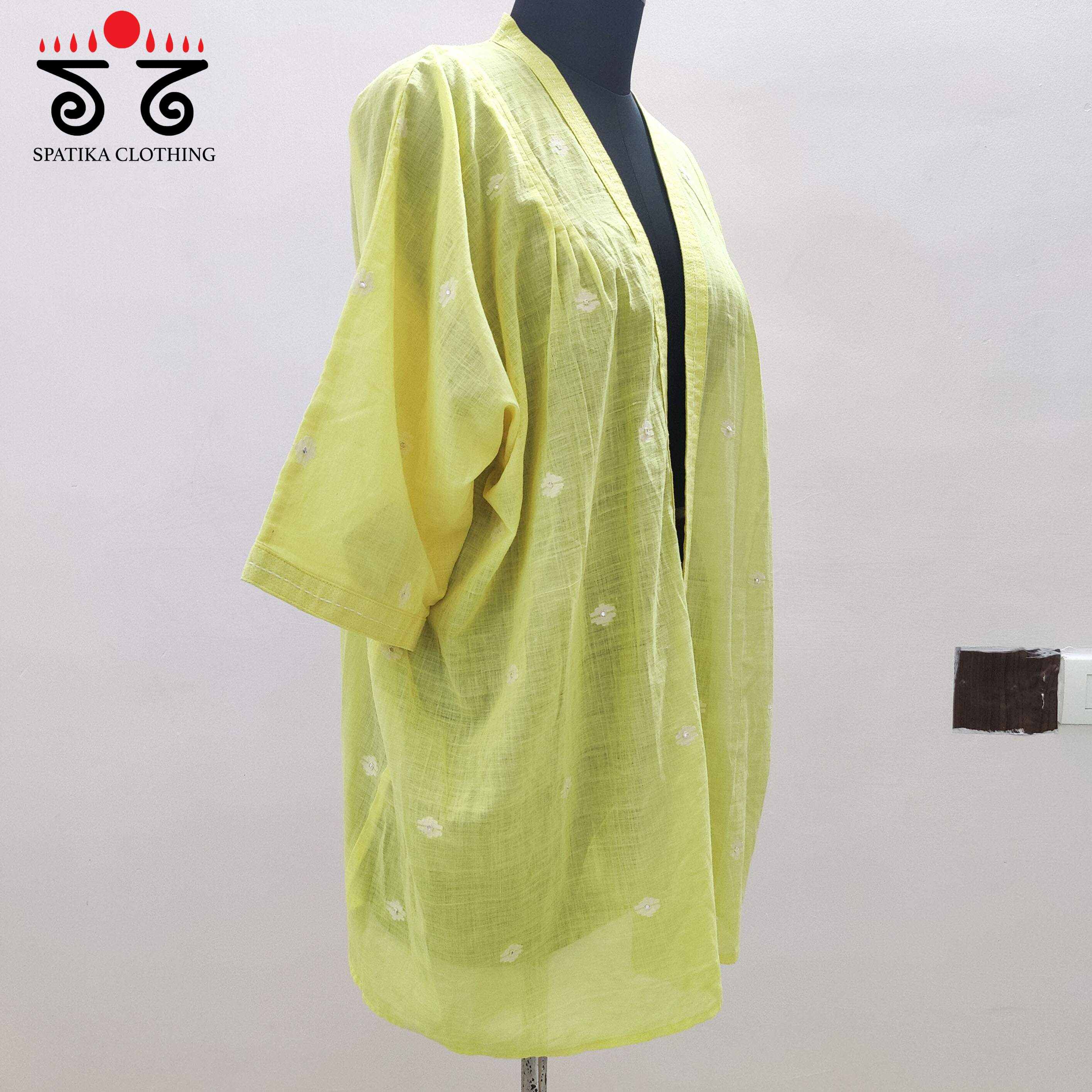 Handwoven Jamdhani Overlay