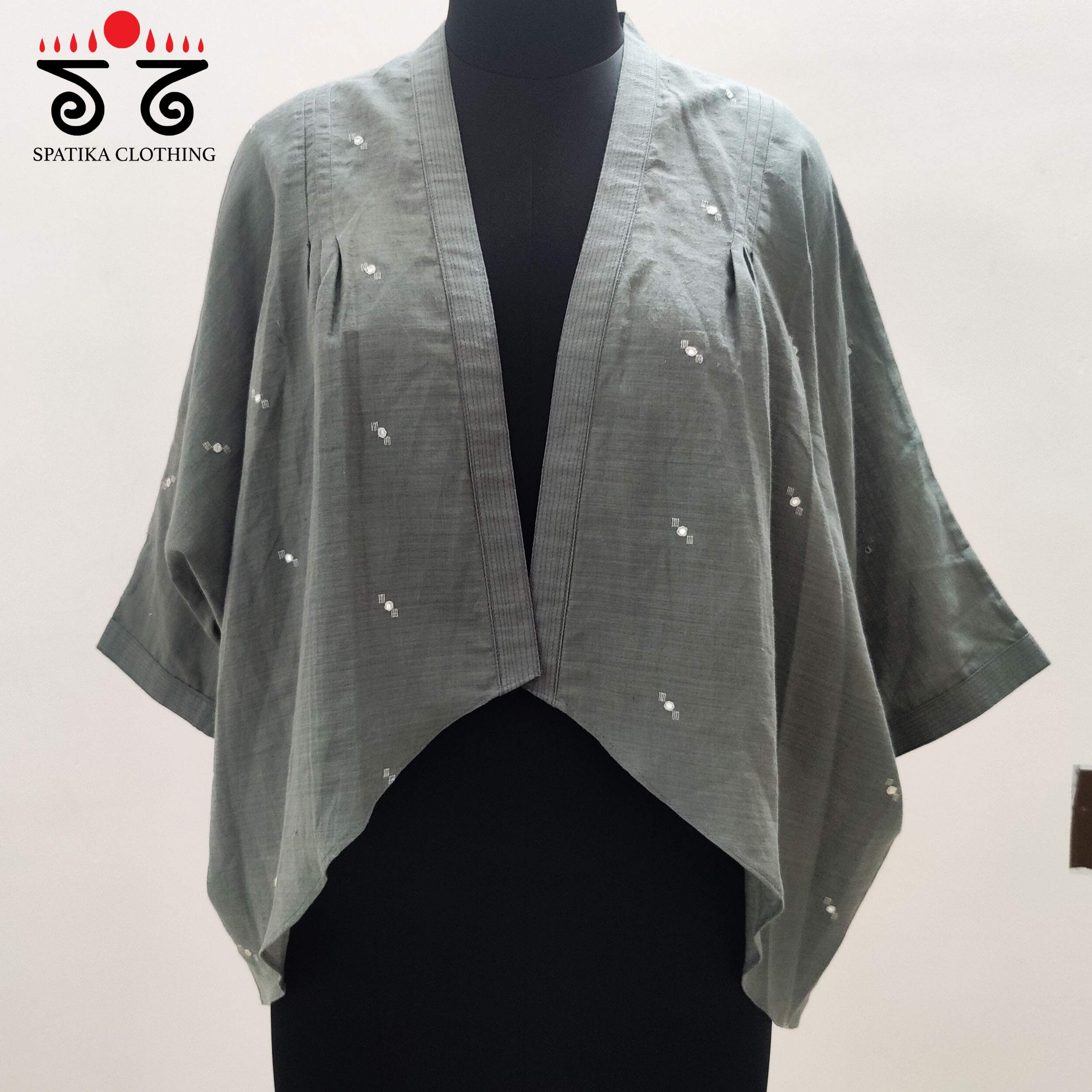 Handwoven Jamdhani Overlay