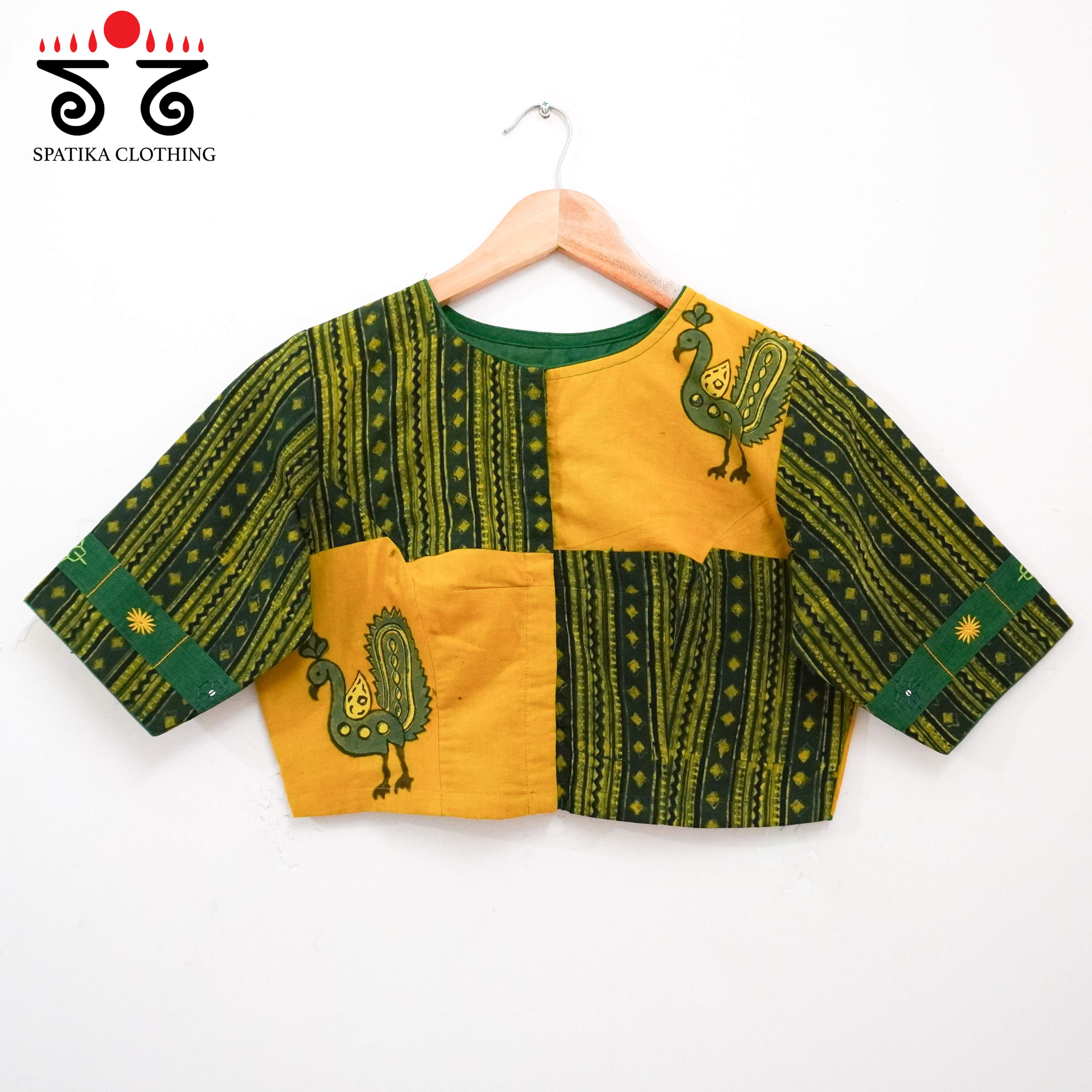 Morni Collage-Handcrafted Blouse