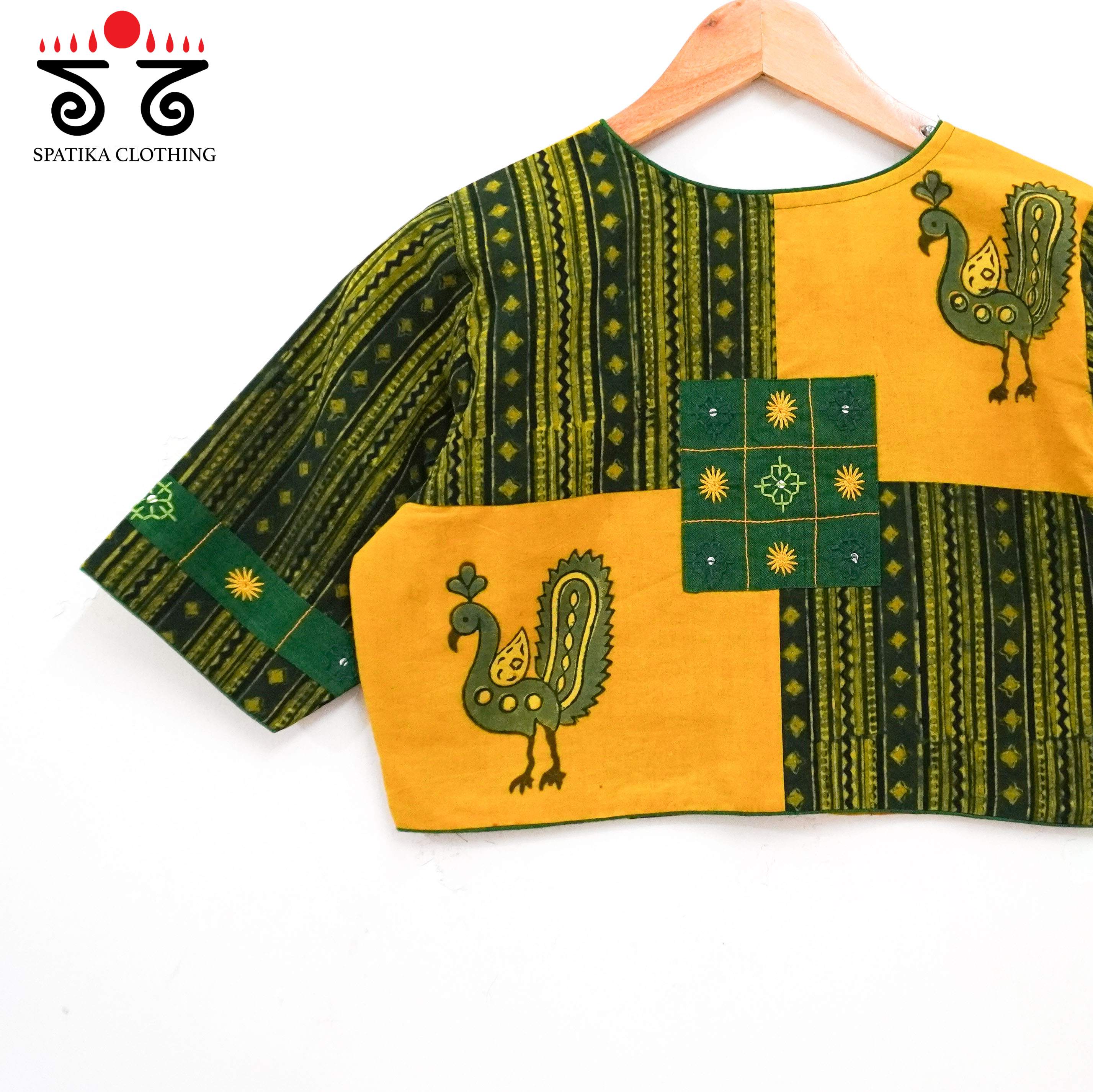 Morni Collage-Handcrafted Blouse