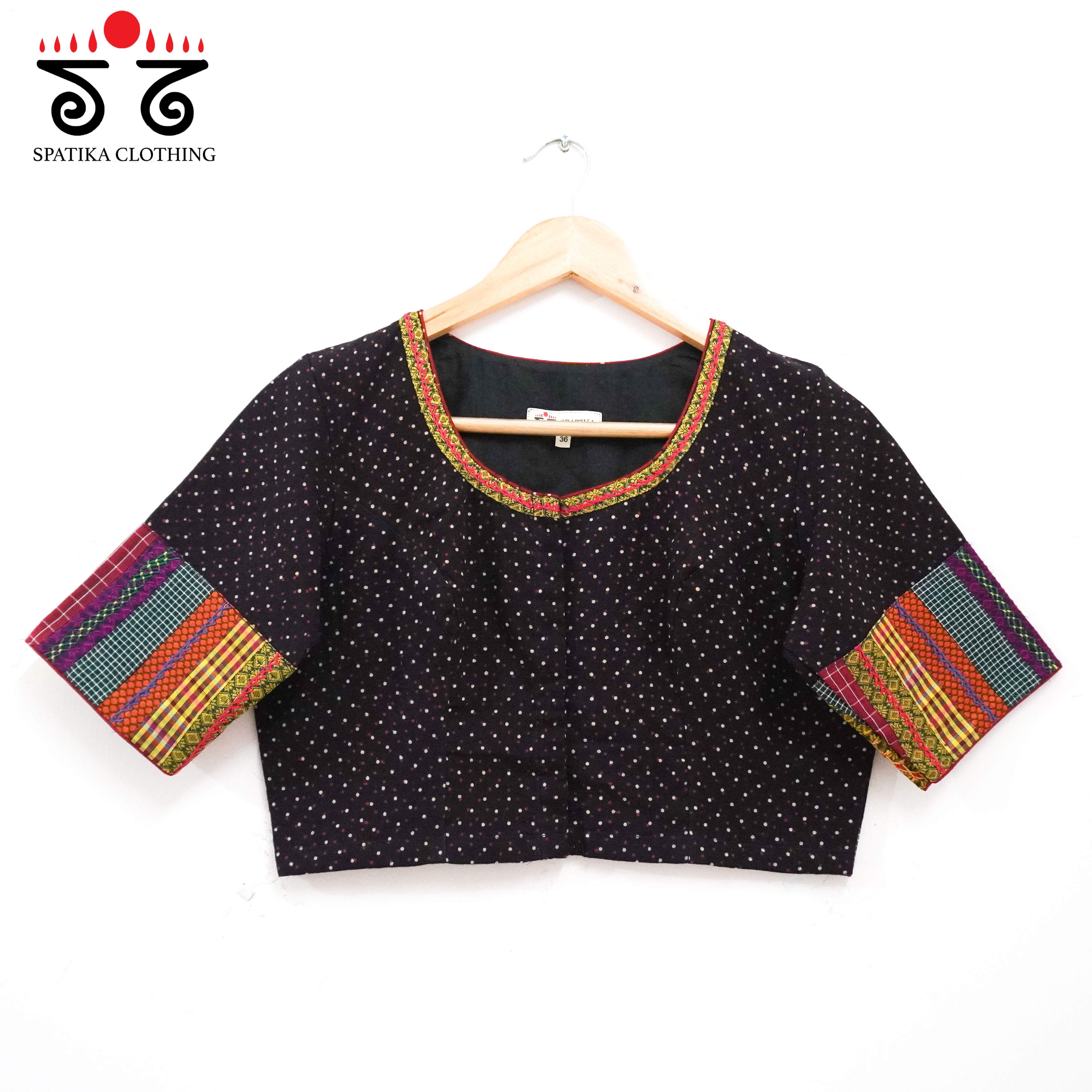 Ajrak Patch Work Blouse New!