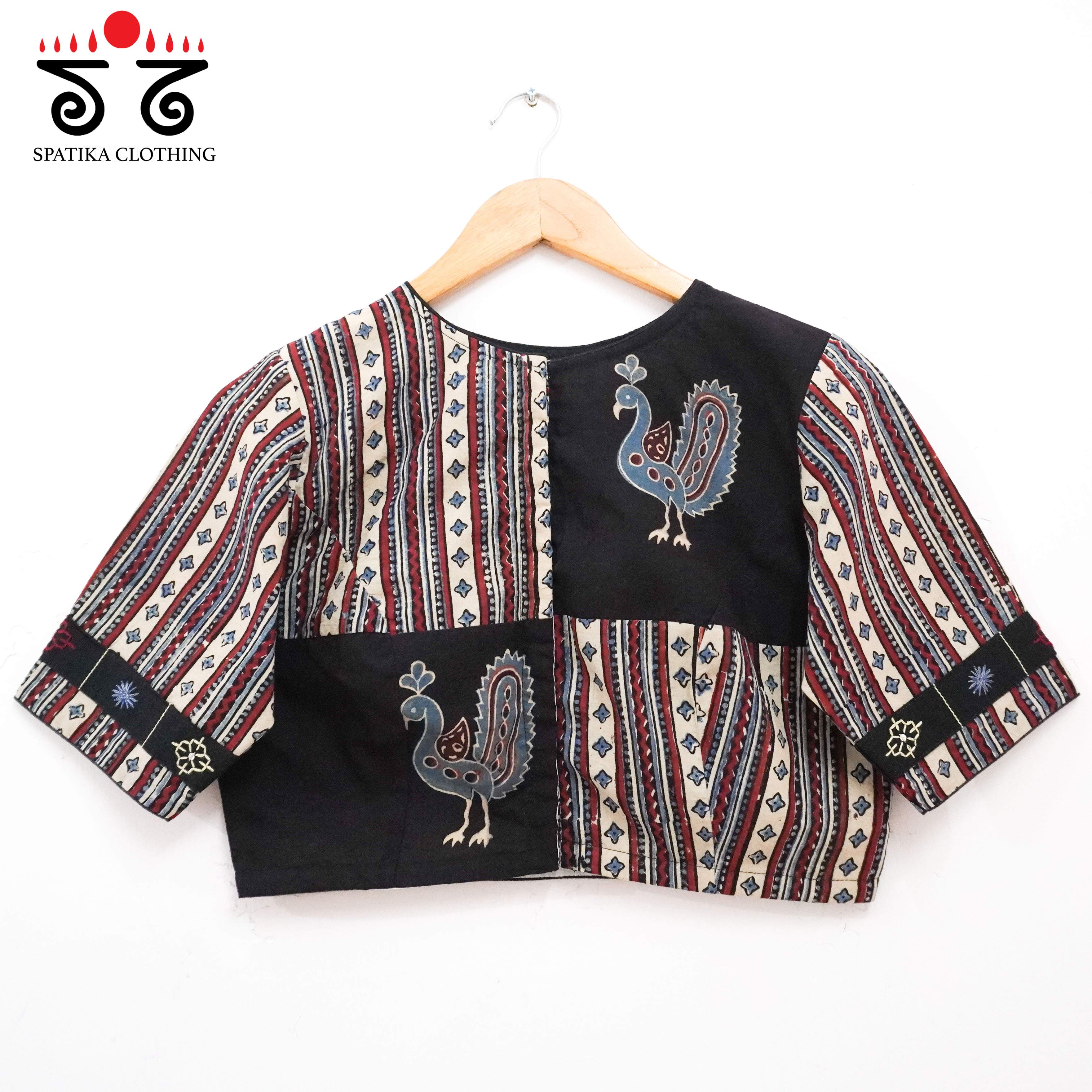 Morni Collage-Handcrafted Blouse