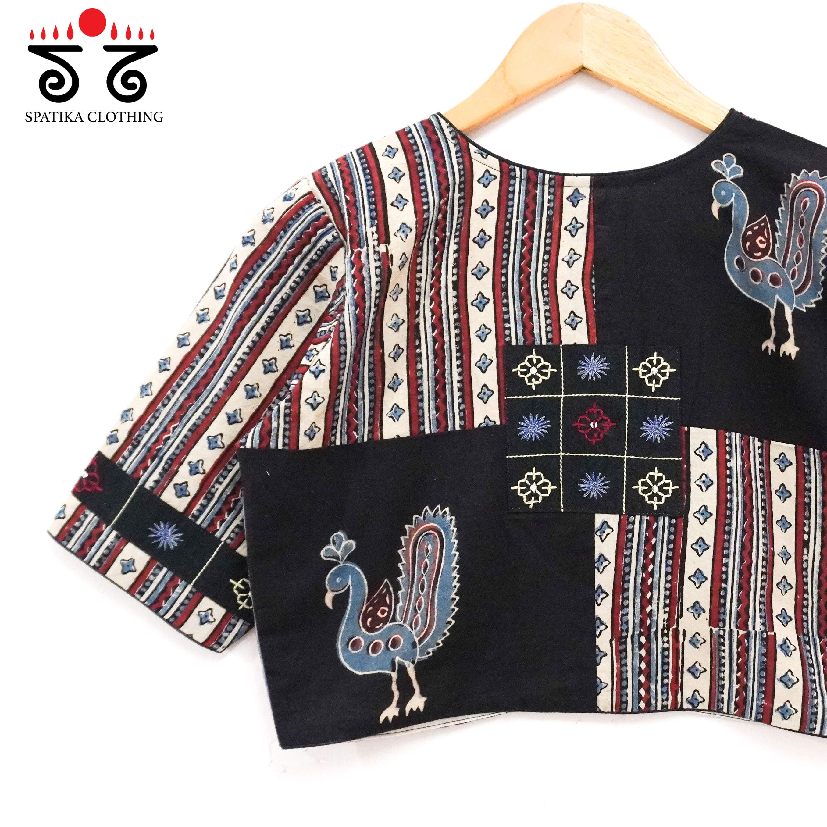 Morni Collage-Handcrafted Blouse