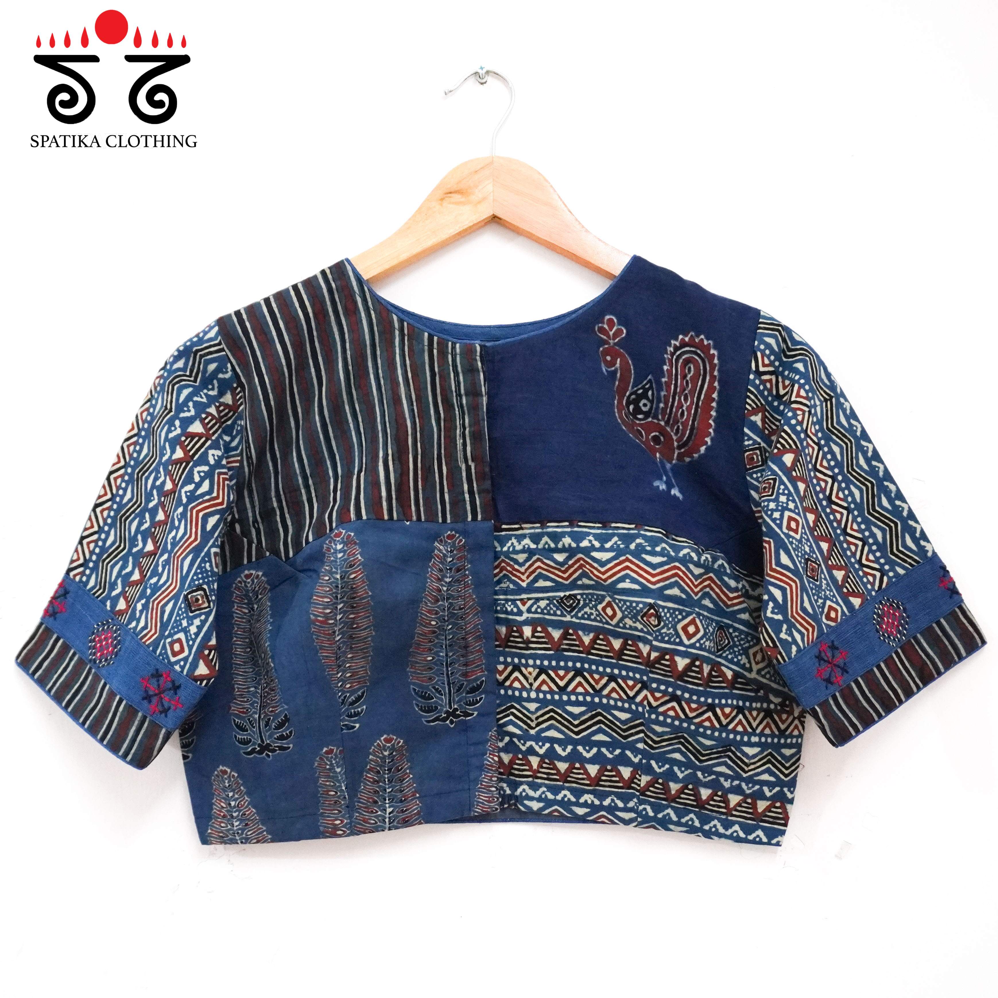 Morni Collage-Handcrafted Blouse