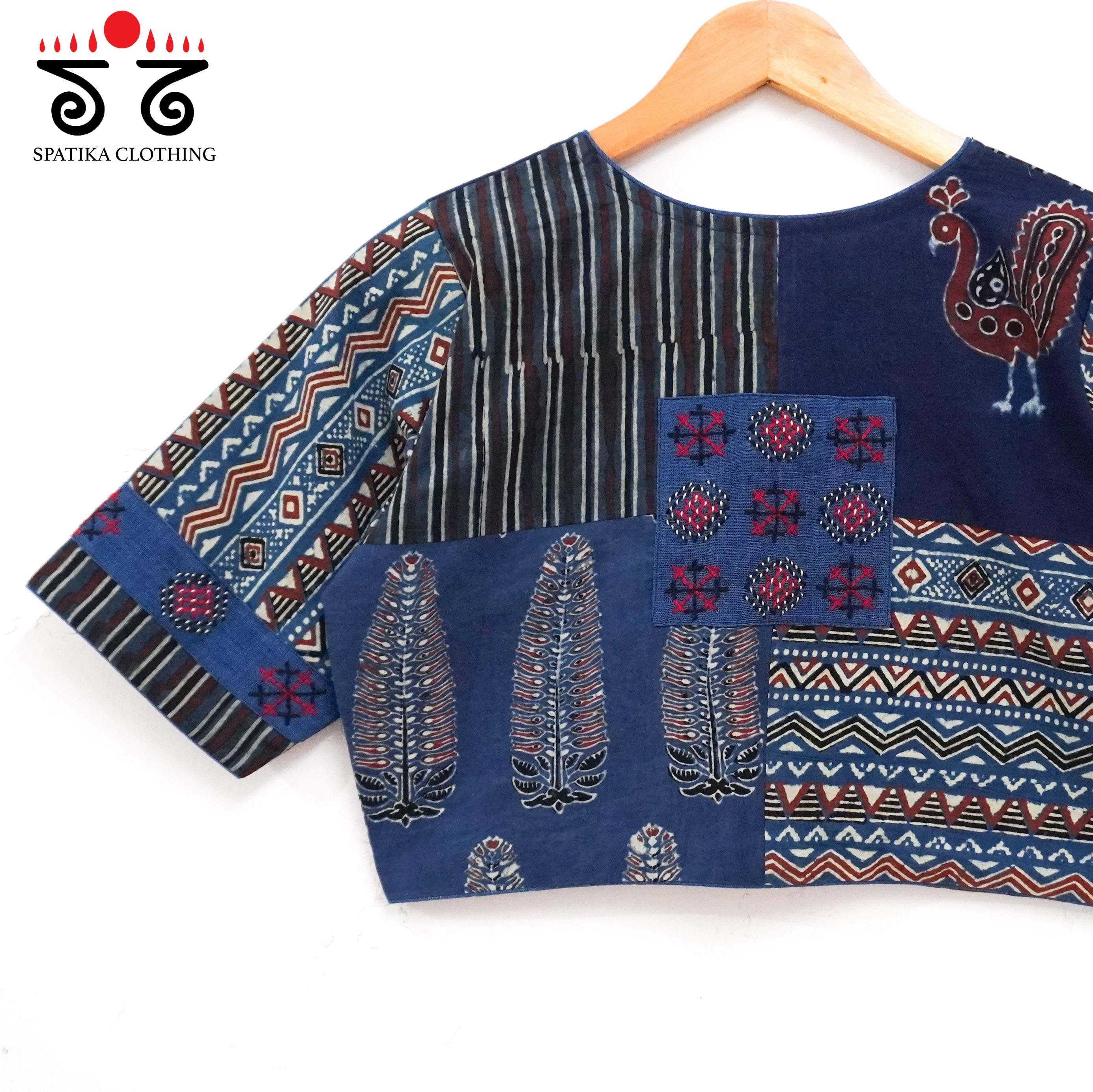 Morni Collage-Handcrafted Blouse