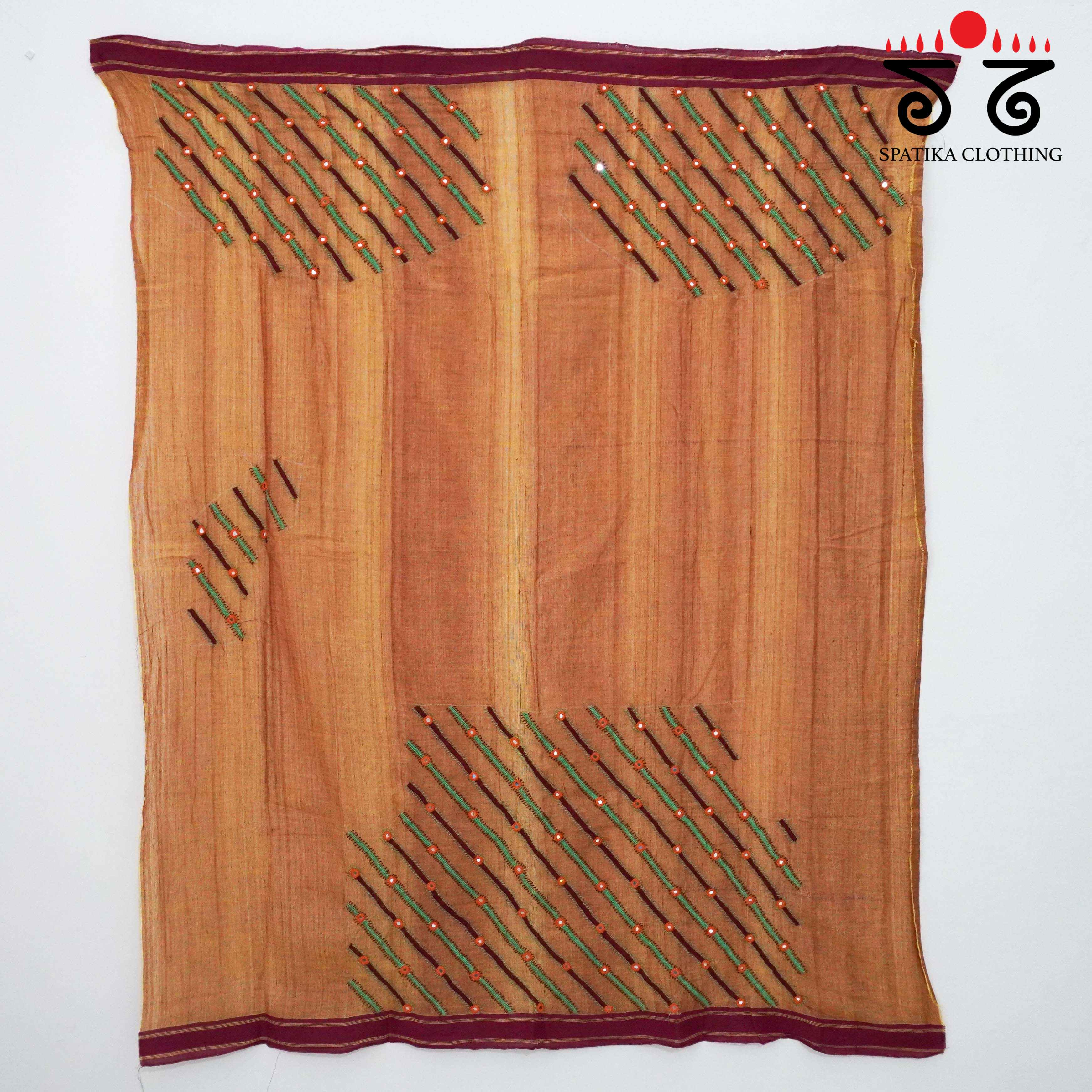 Banjara Hand Embroidered Andhra Cotton Blouse Fabric