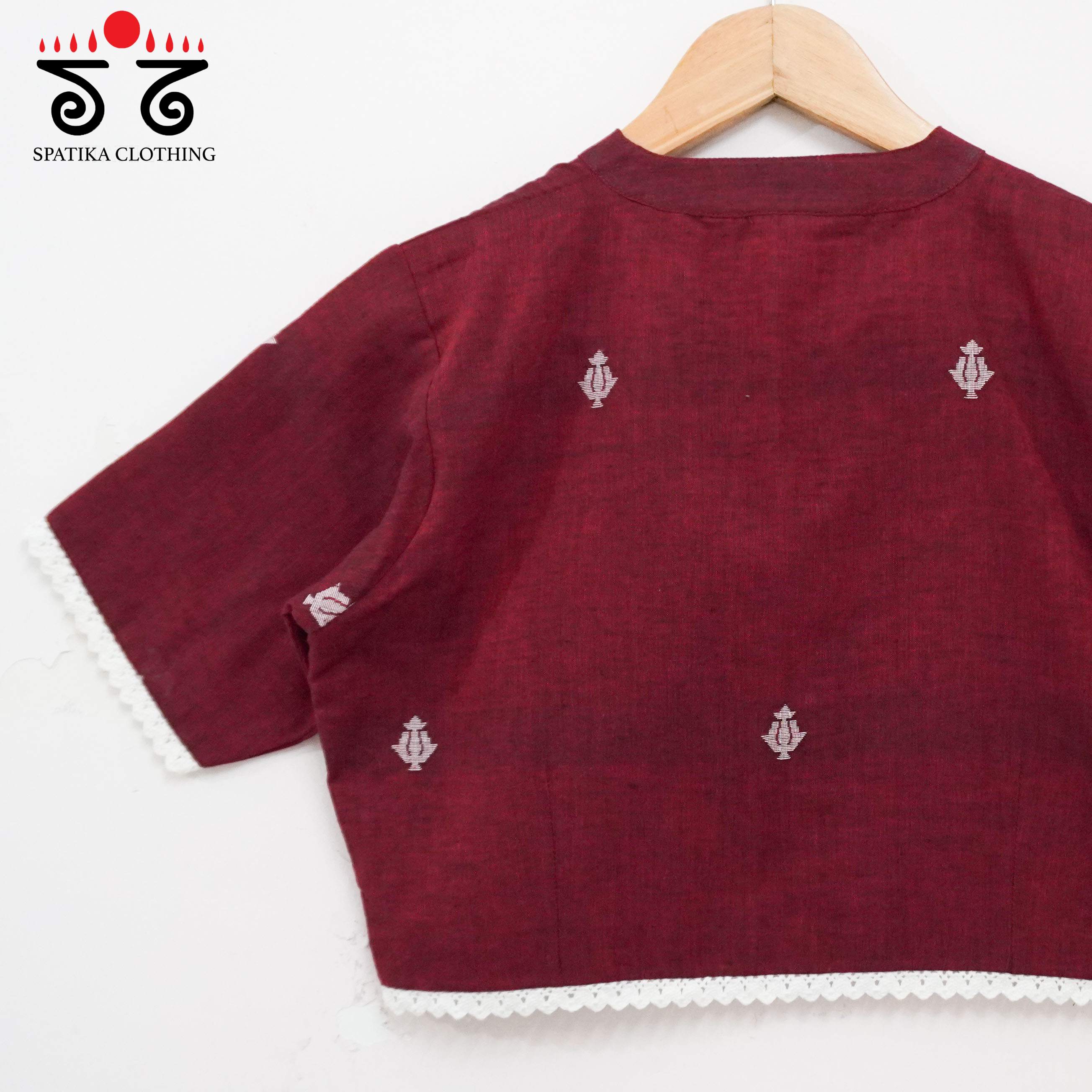 Jamdhani Lace Blouse