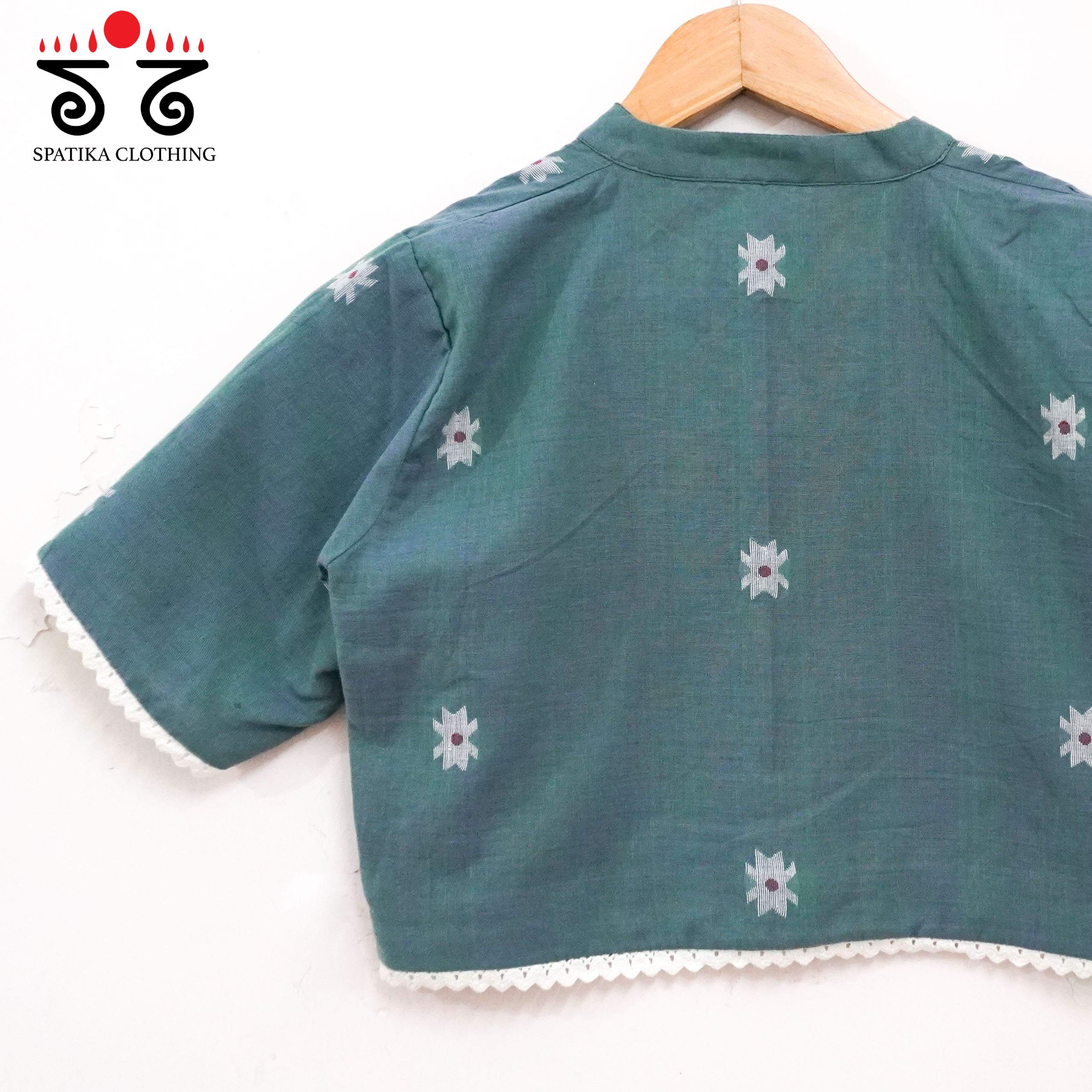Jamdhani Lace Blouse