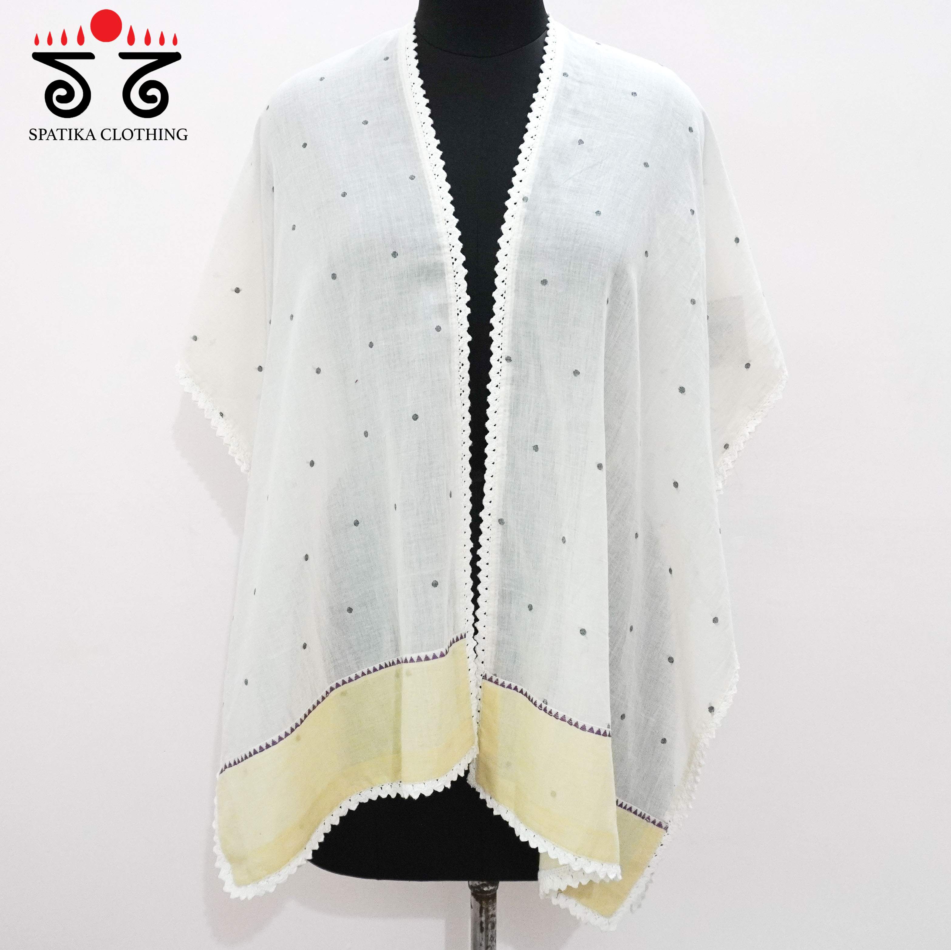 Handwoven Jamdhani Overlay