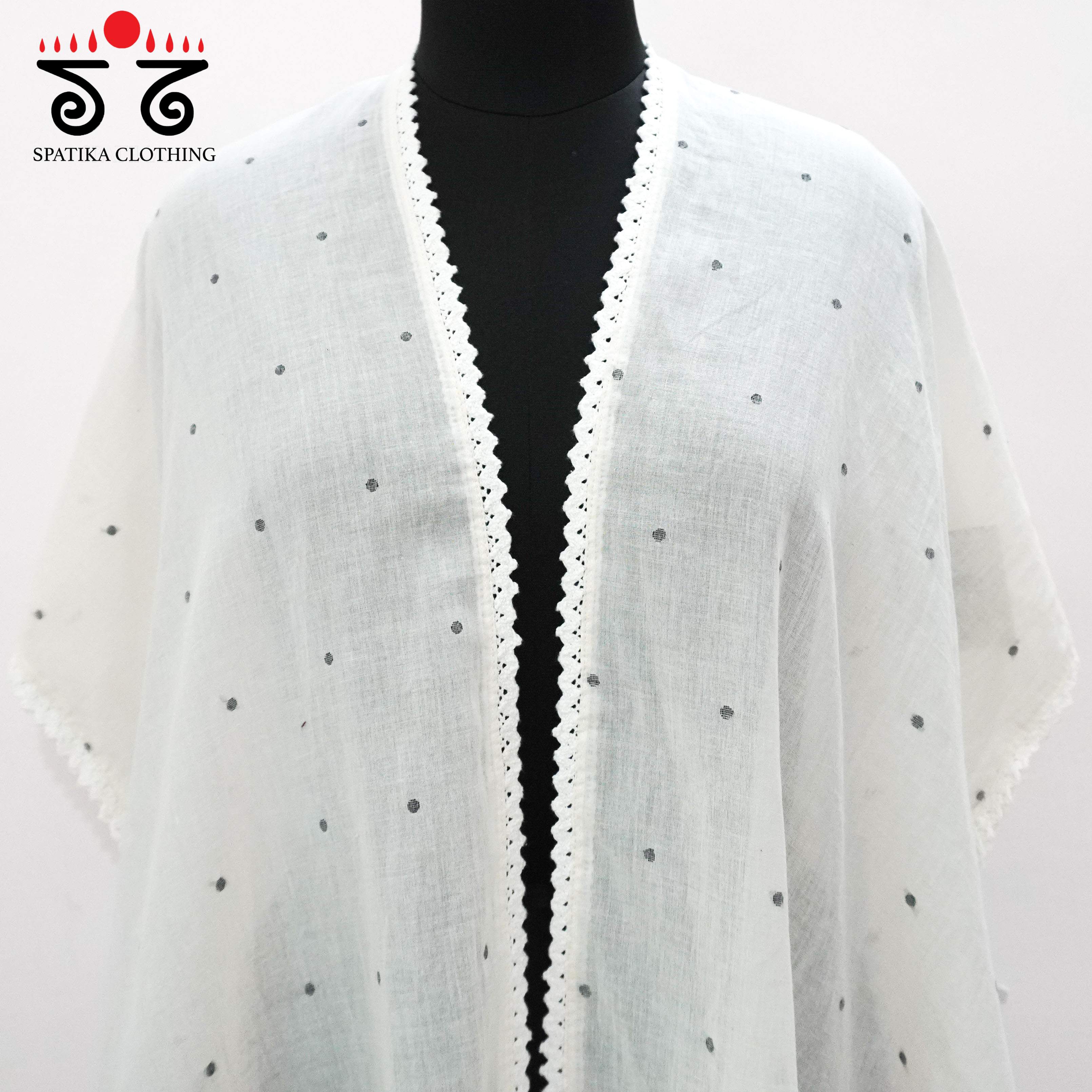 Handwoven Jamdhani Overlay