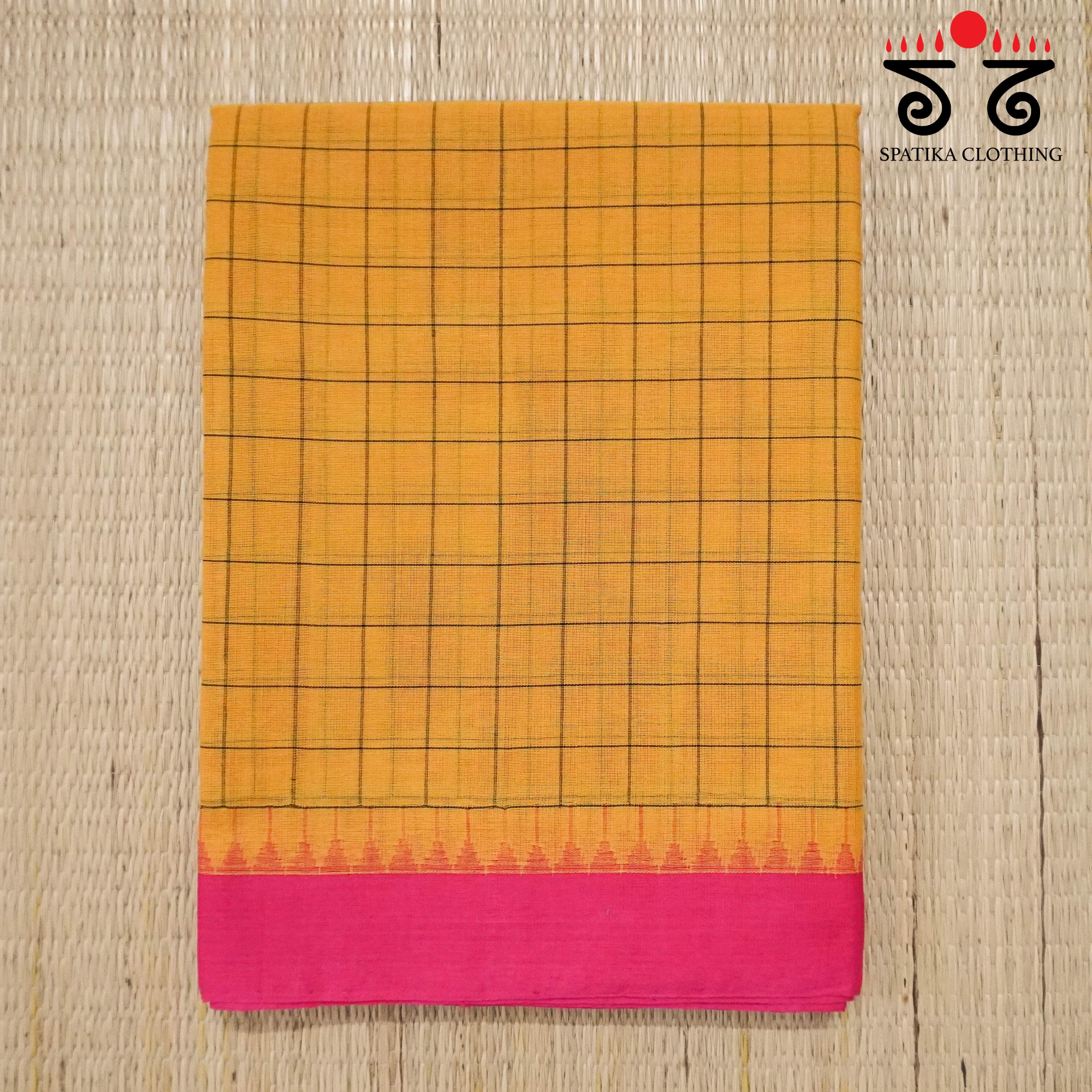 Ponduru Handspun Cotton Saree