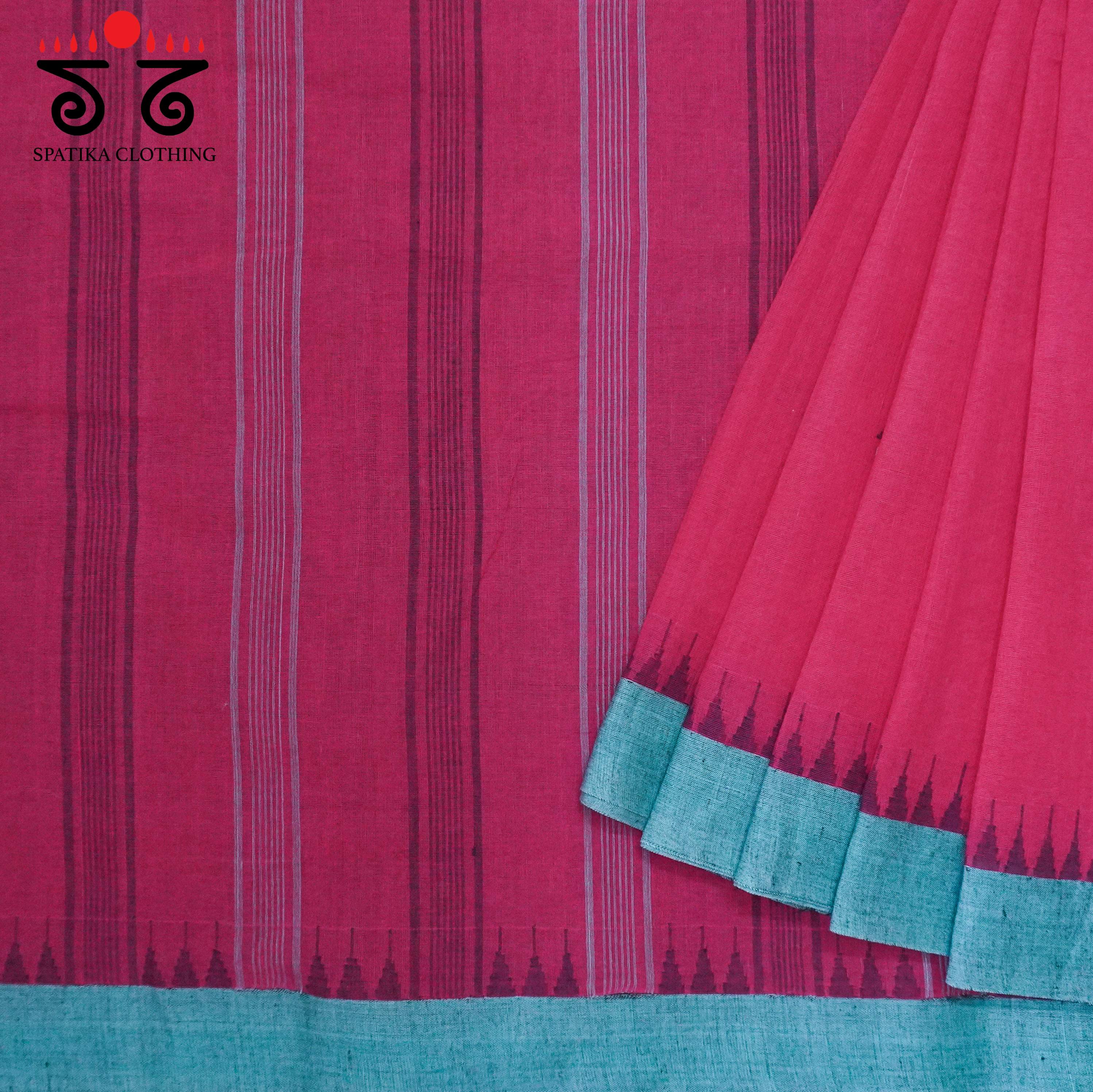 Jamdhani Ponduru Handspun Cotton Saree