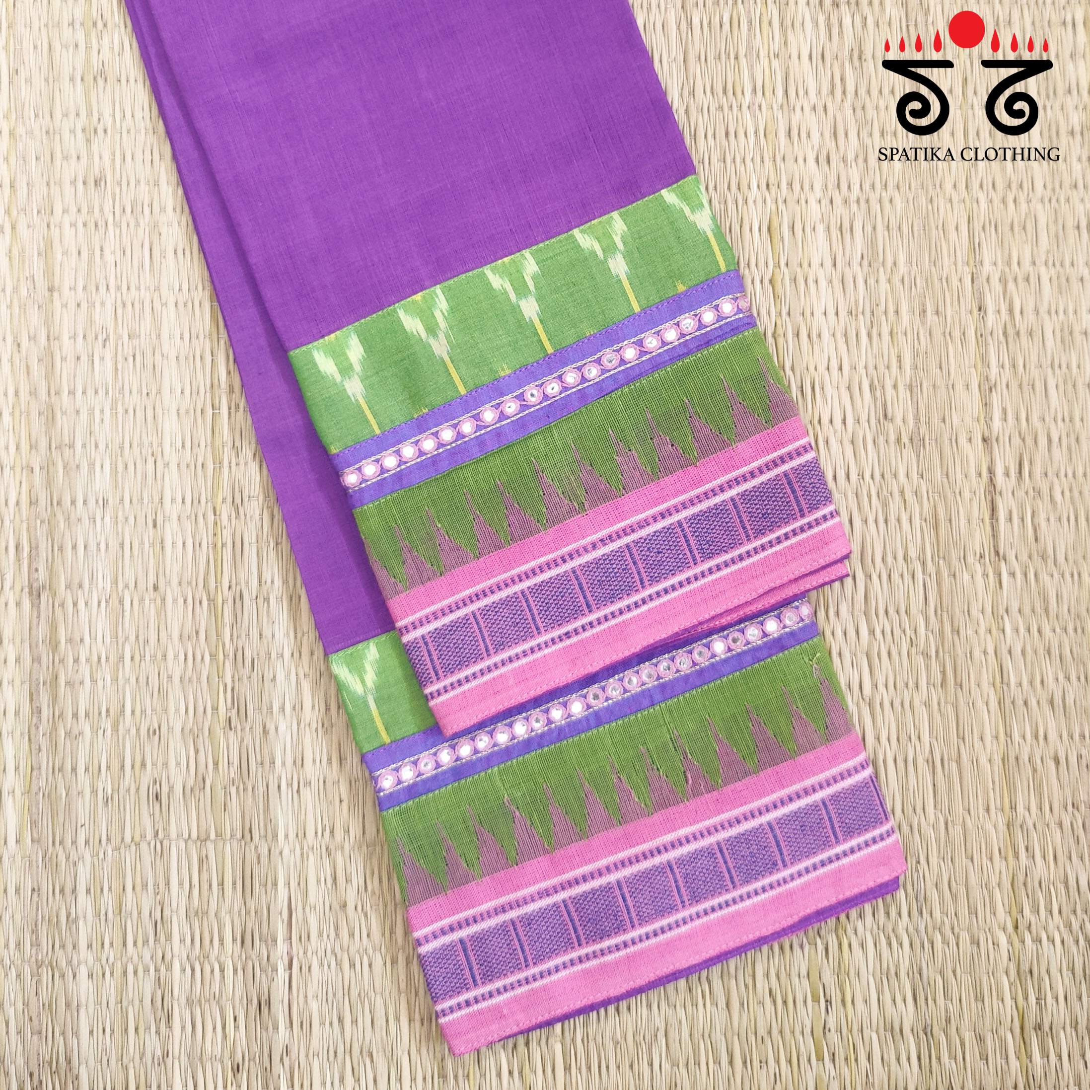 Hand Embroidered Ponduru Blouse Fabric