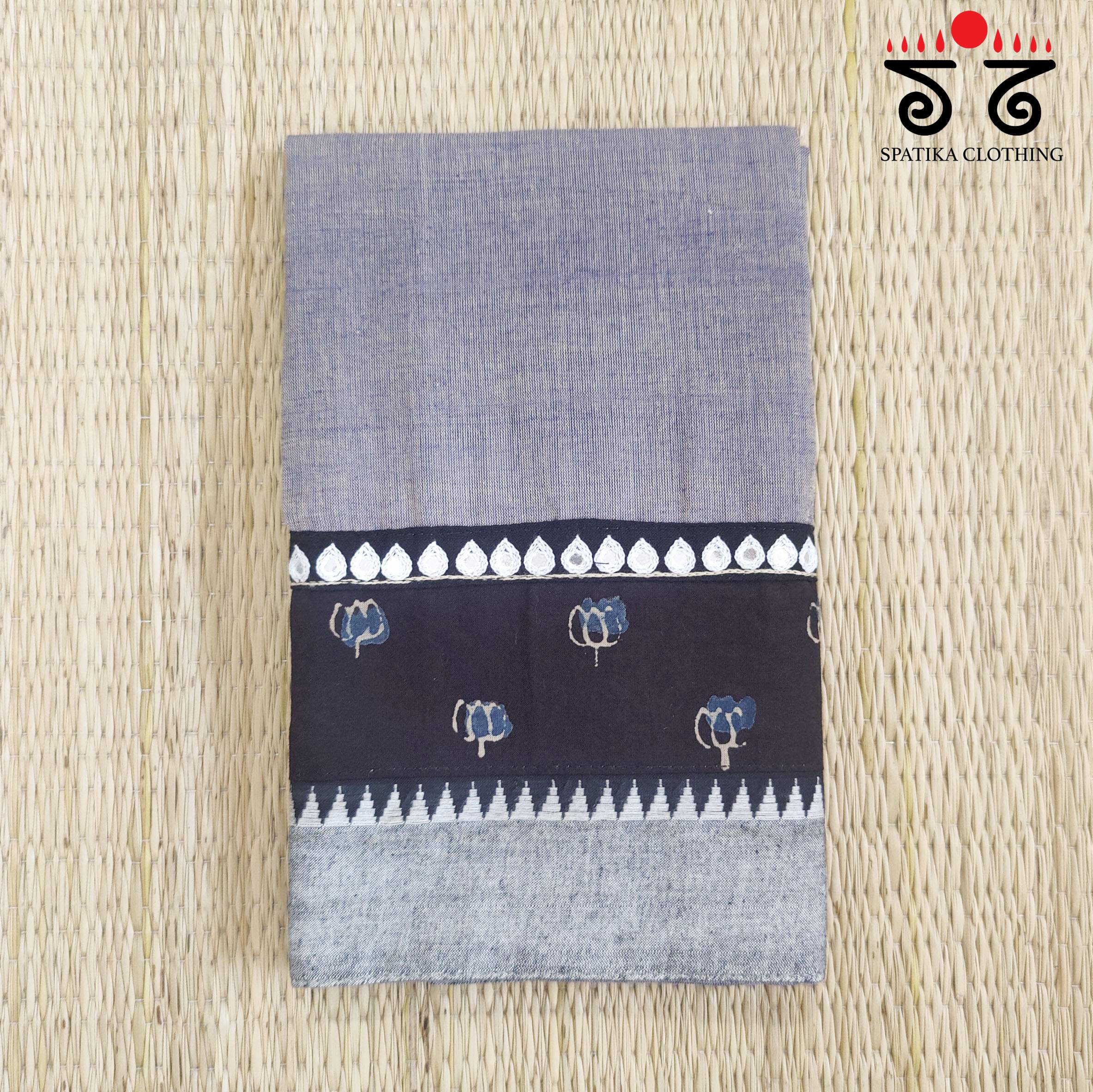 Ajrak-Handcrafted Blouse Fabric