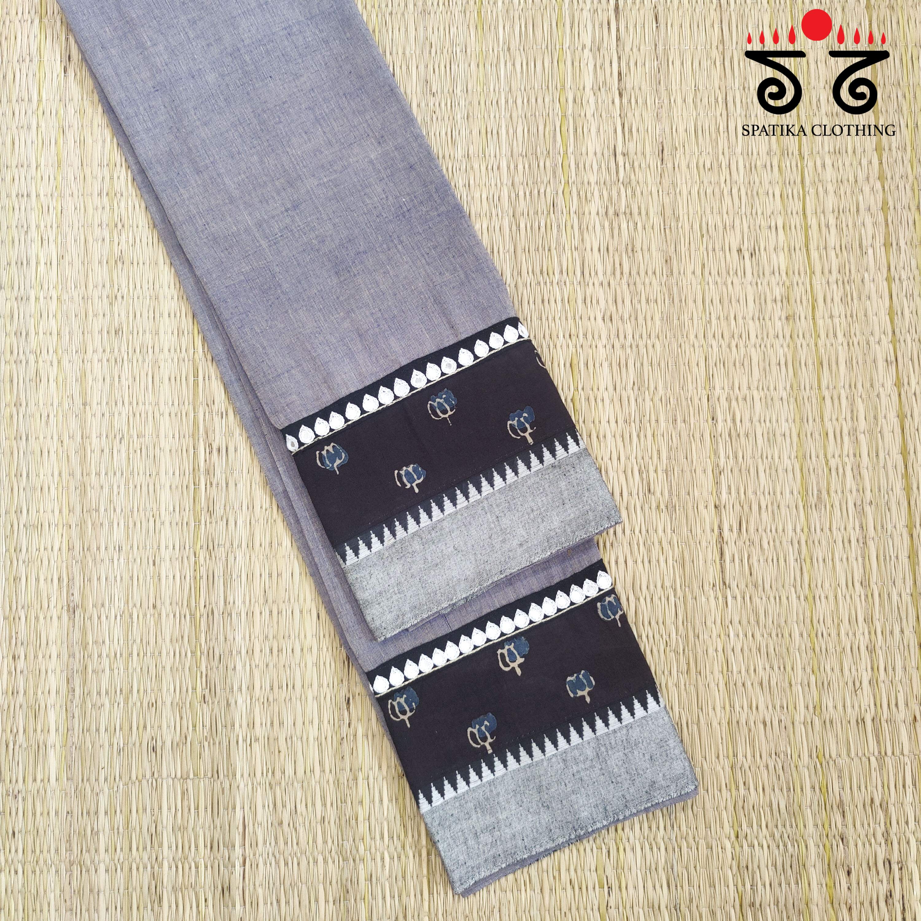 Ajrak-Handcrafted Blouse Fabric