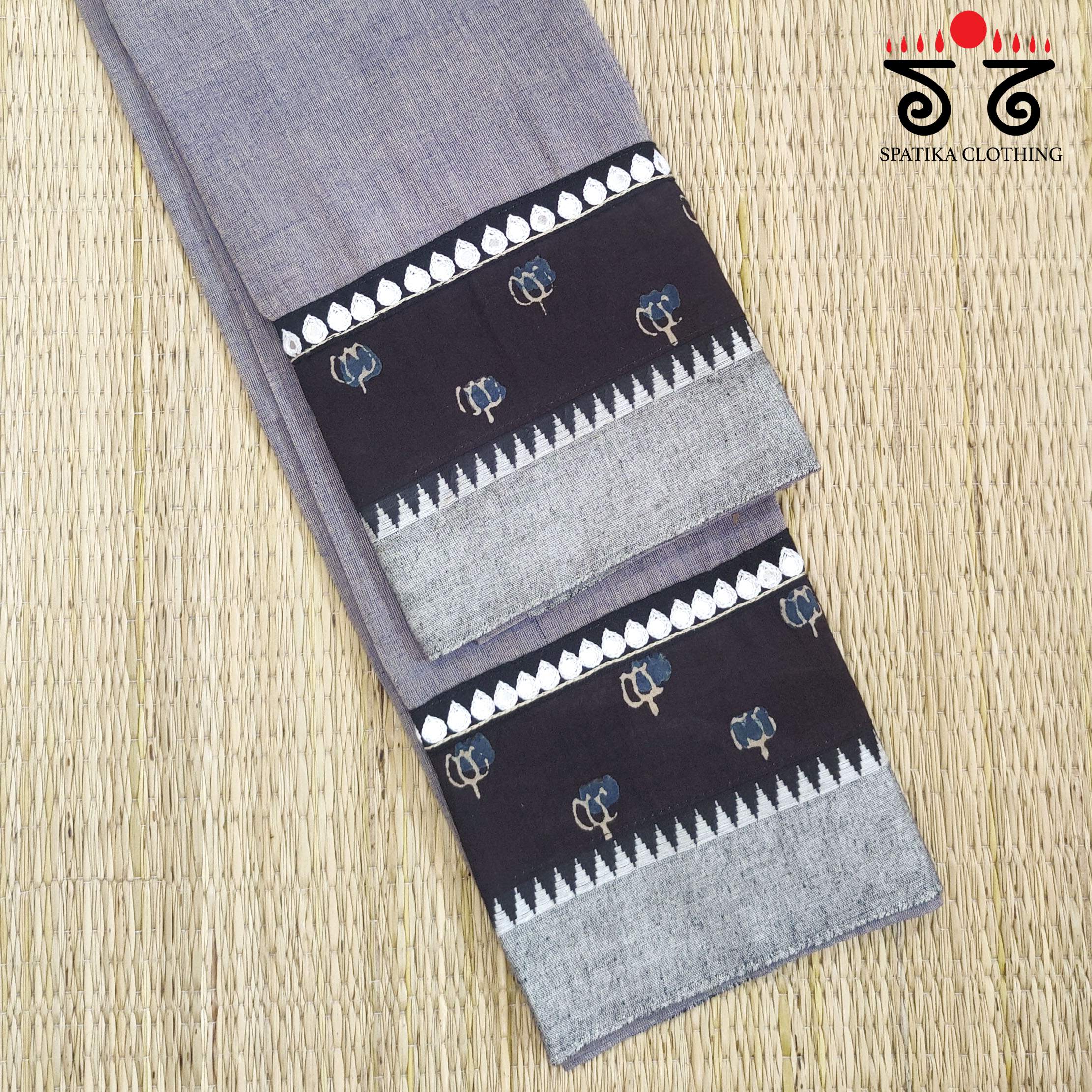 Ajrak-Handcrafted Blouse Fabric