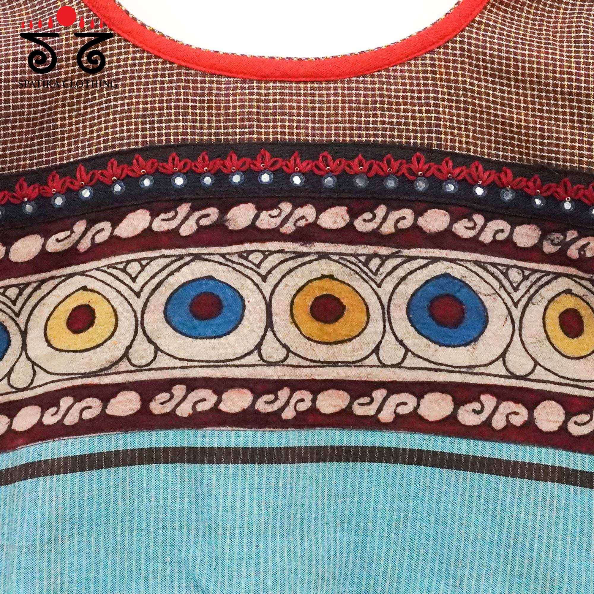 The Boondh - Pen Kalamkari Blouse