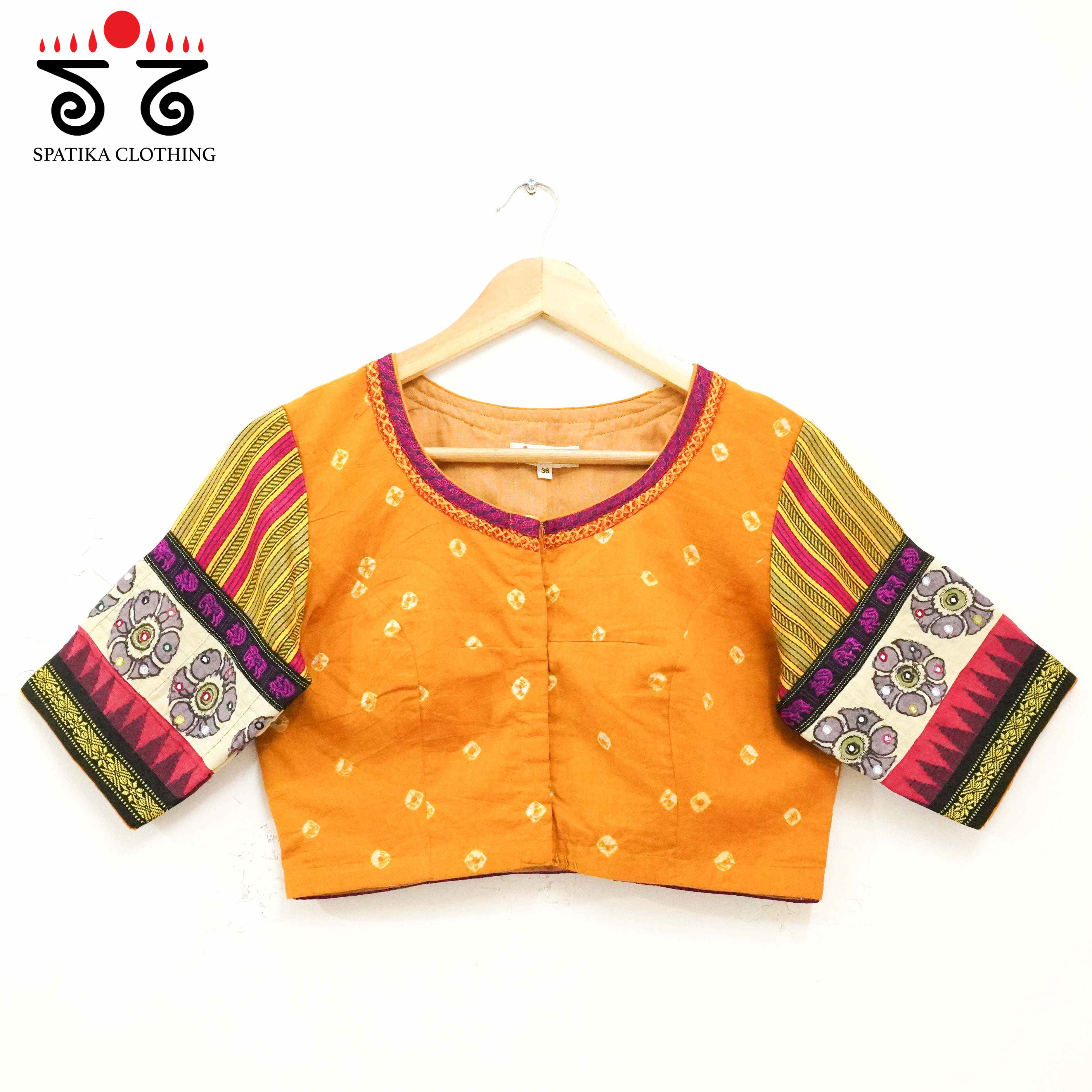 Ikat - Pen Kalamkari Handcrafted Blouse