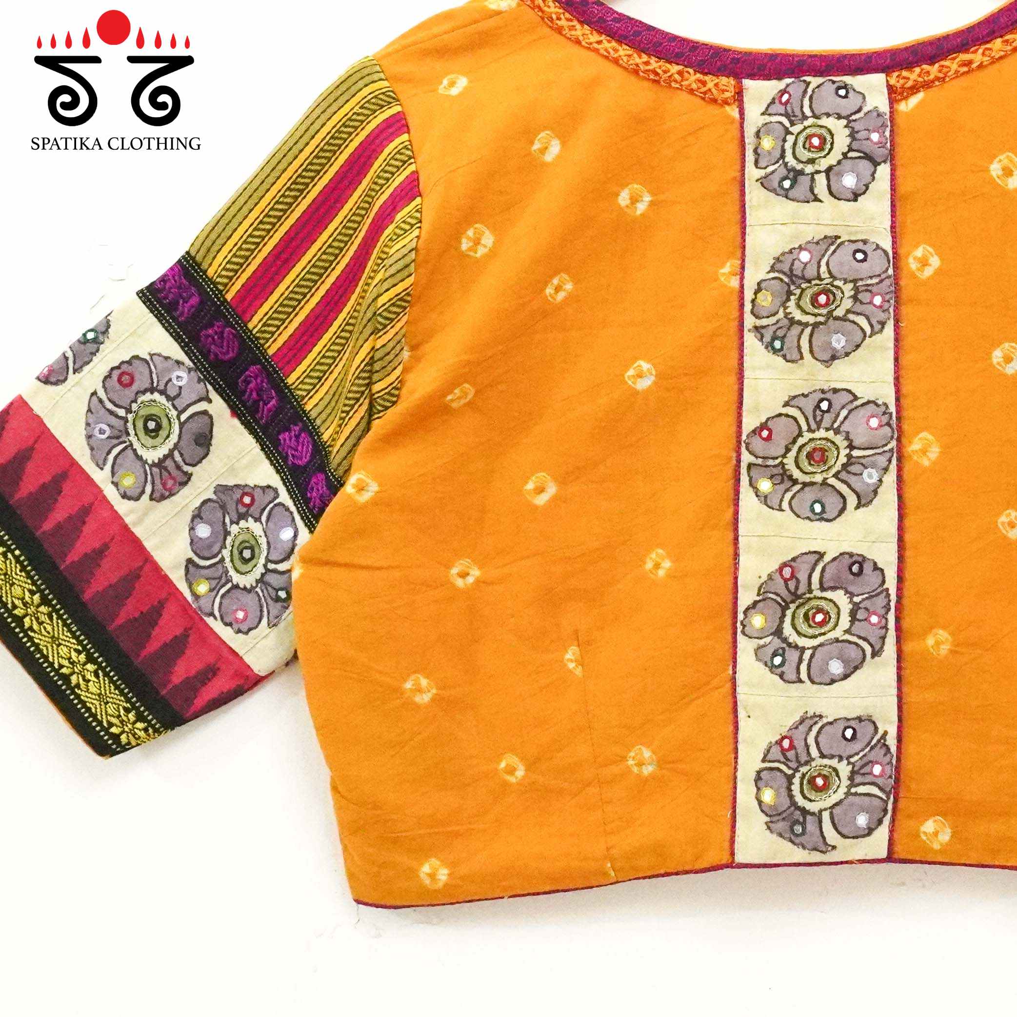 Ikat - Pen Kalamkari Handcrafted Blouse