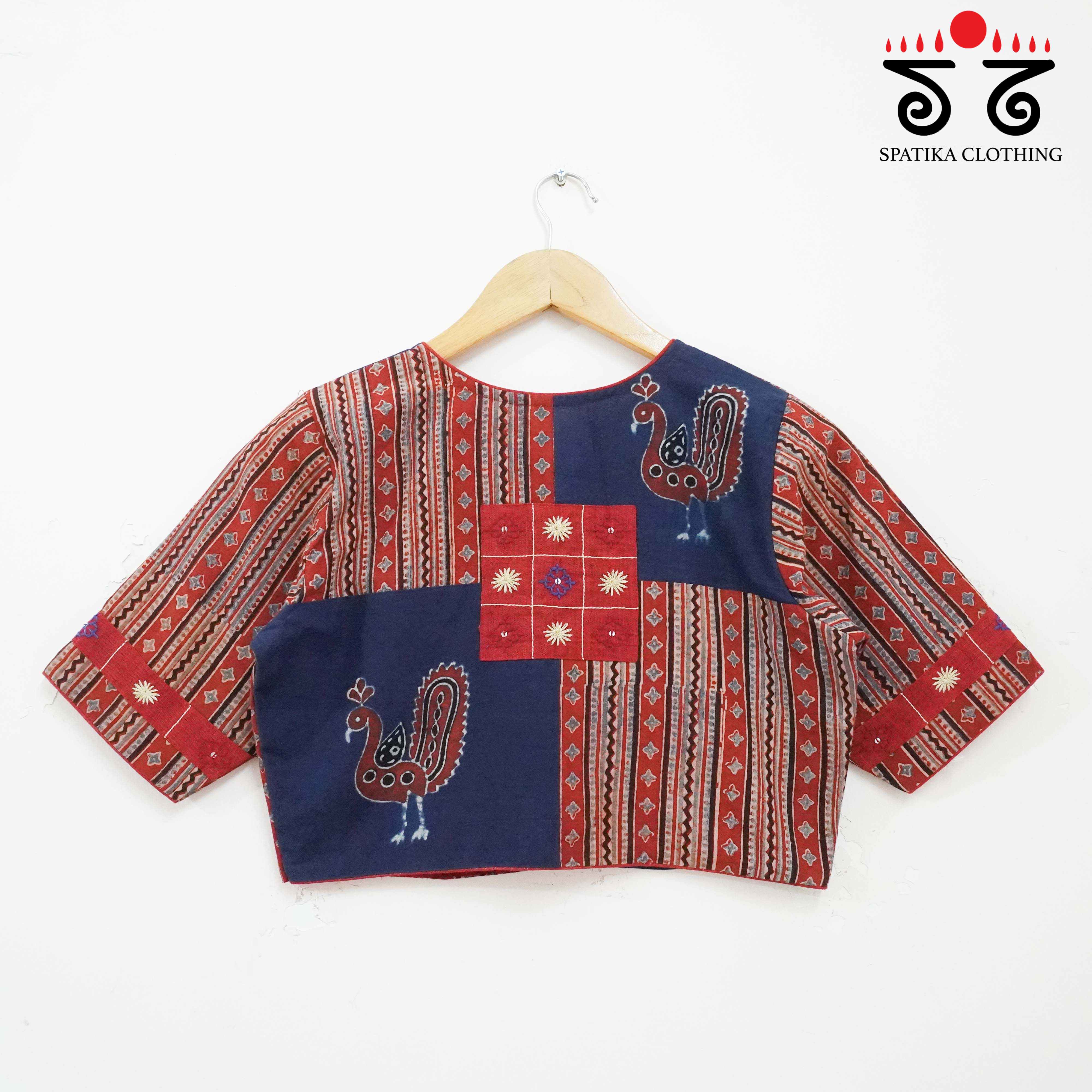 Morni Collage-Handcrafted Blouse