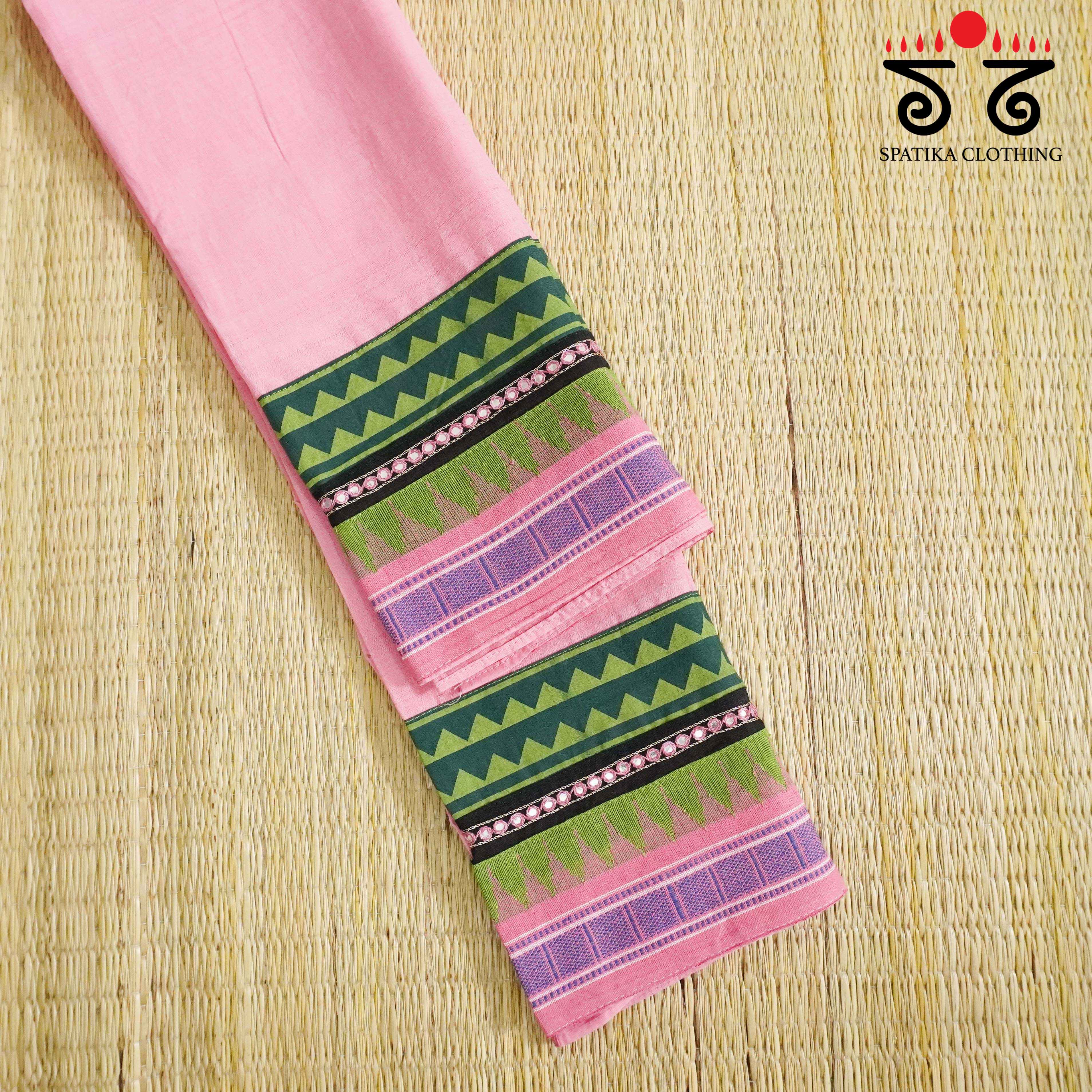 Hand Embroidered Ponduru Blouse Fabric