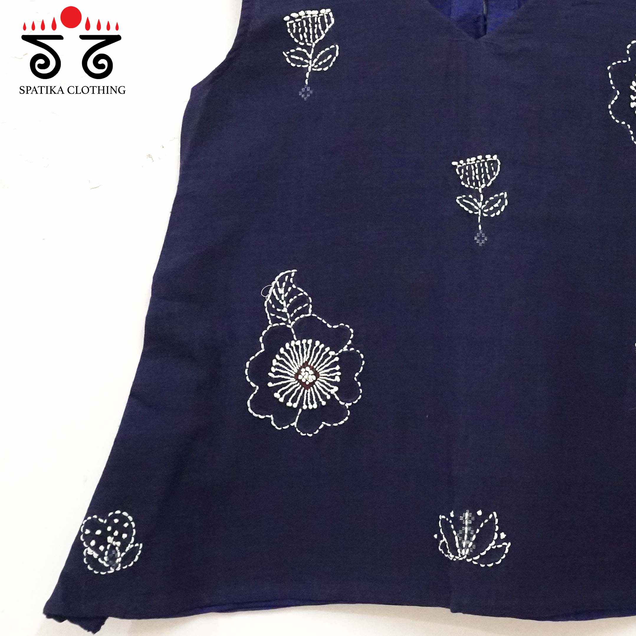 Hand Embroidered Crop Top