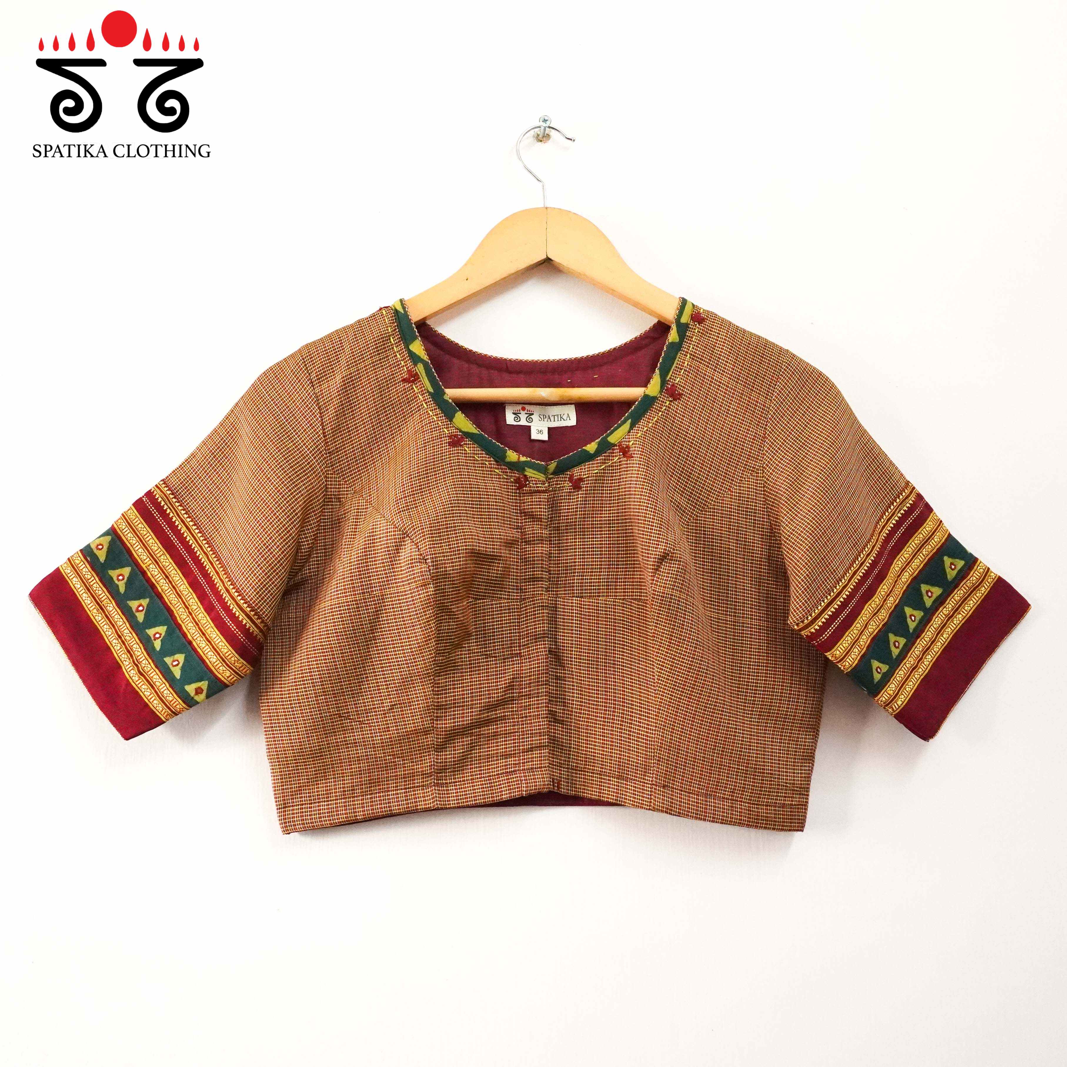 Morni-Ajrak Patchwork Blouse