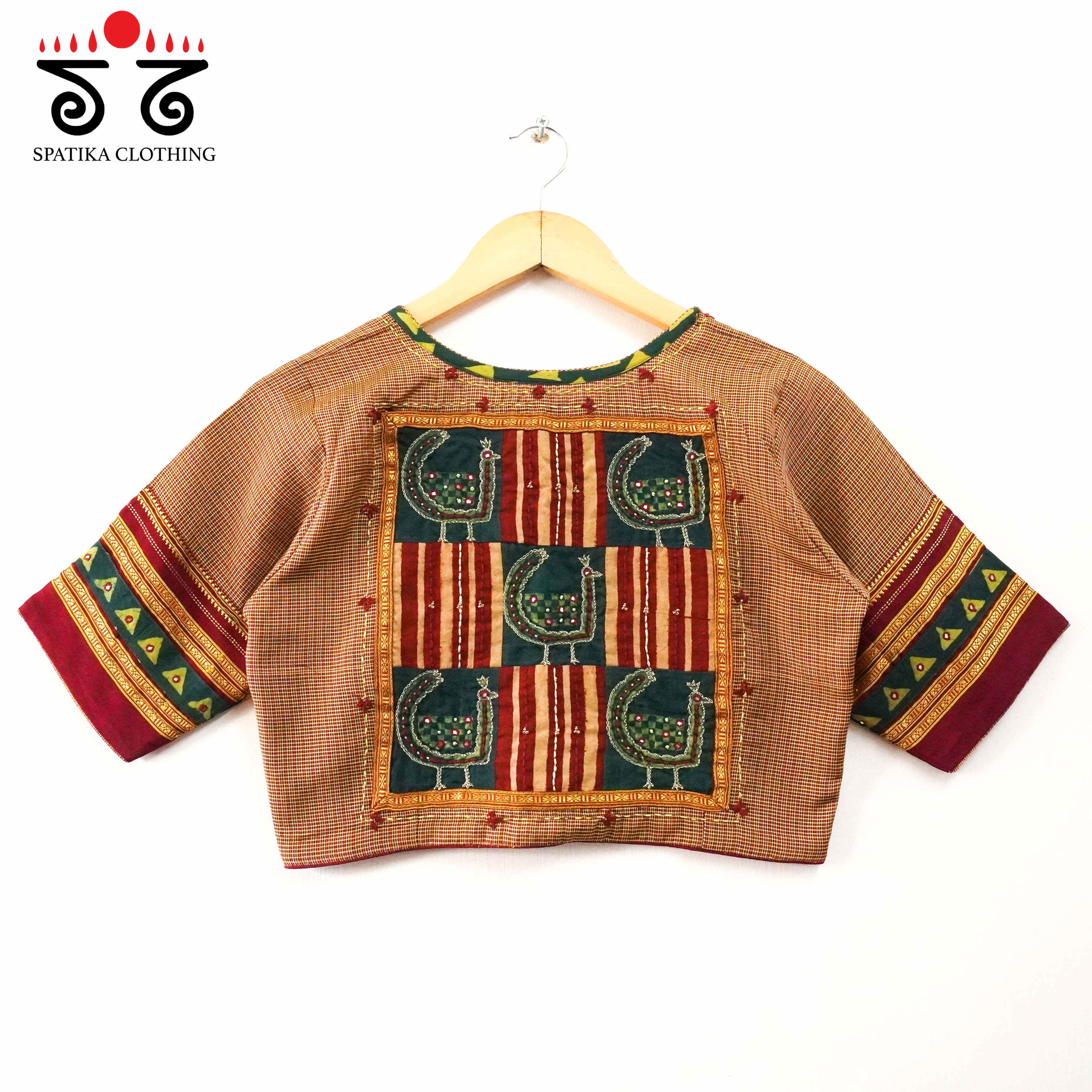 Morni-Ajrak Patchwork Blouse
