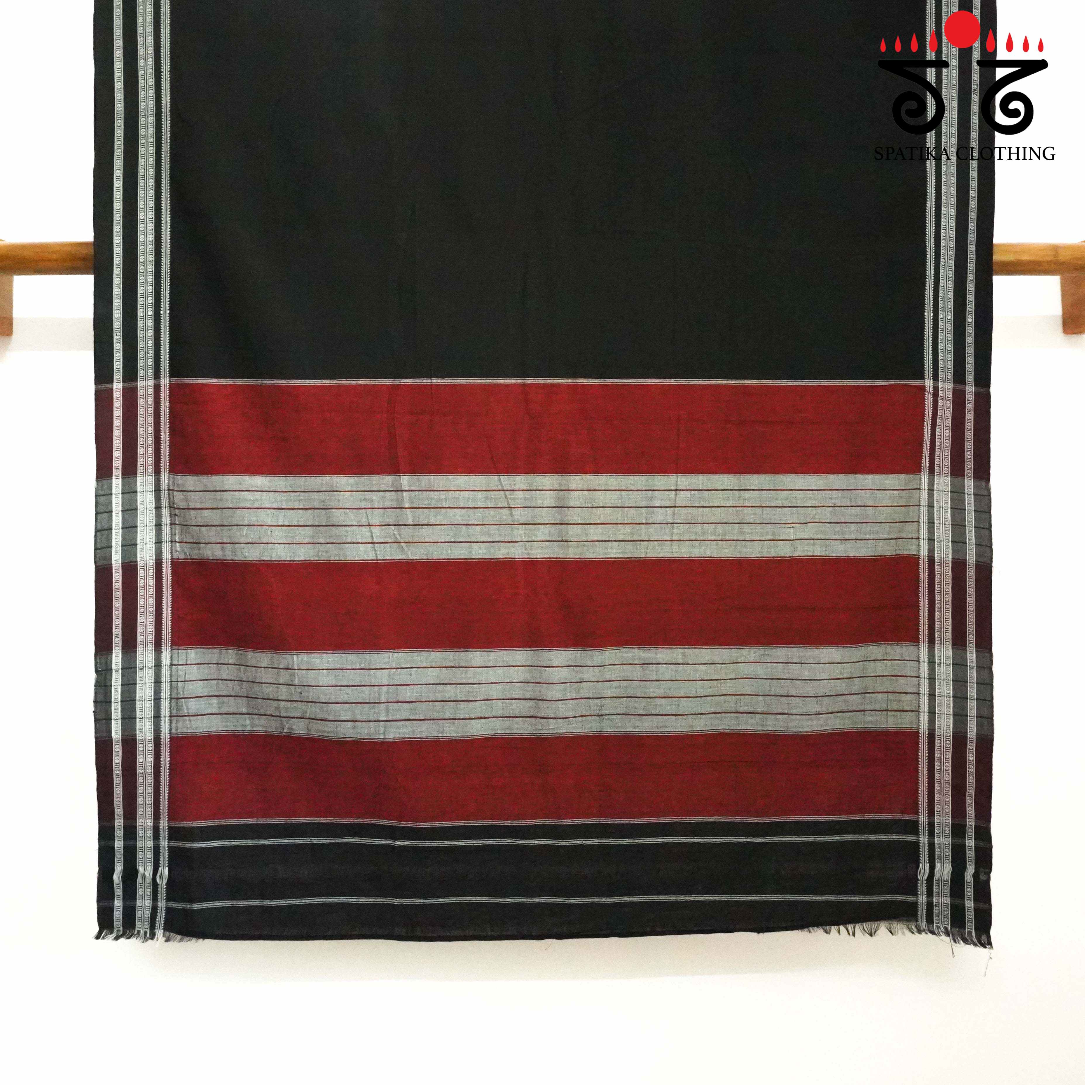 Ilkal Handwoven Cotton Saree - Kalamkari Blouse