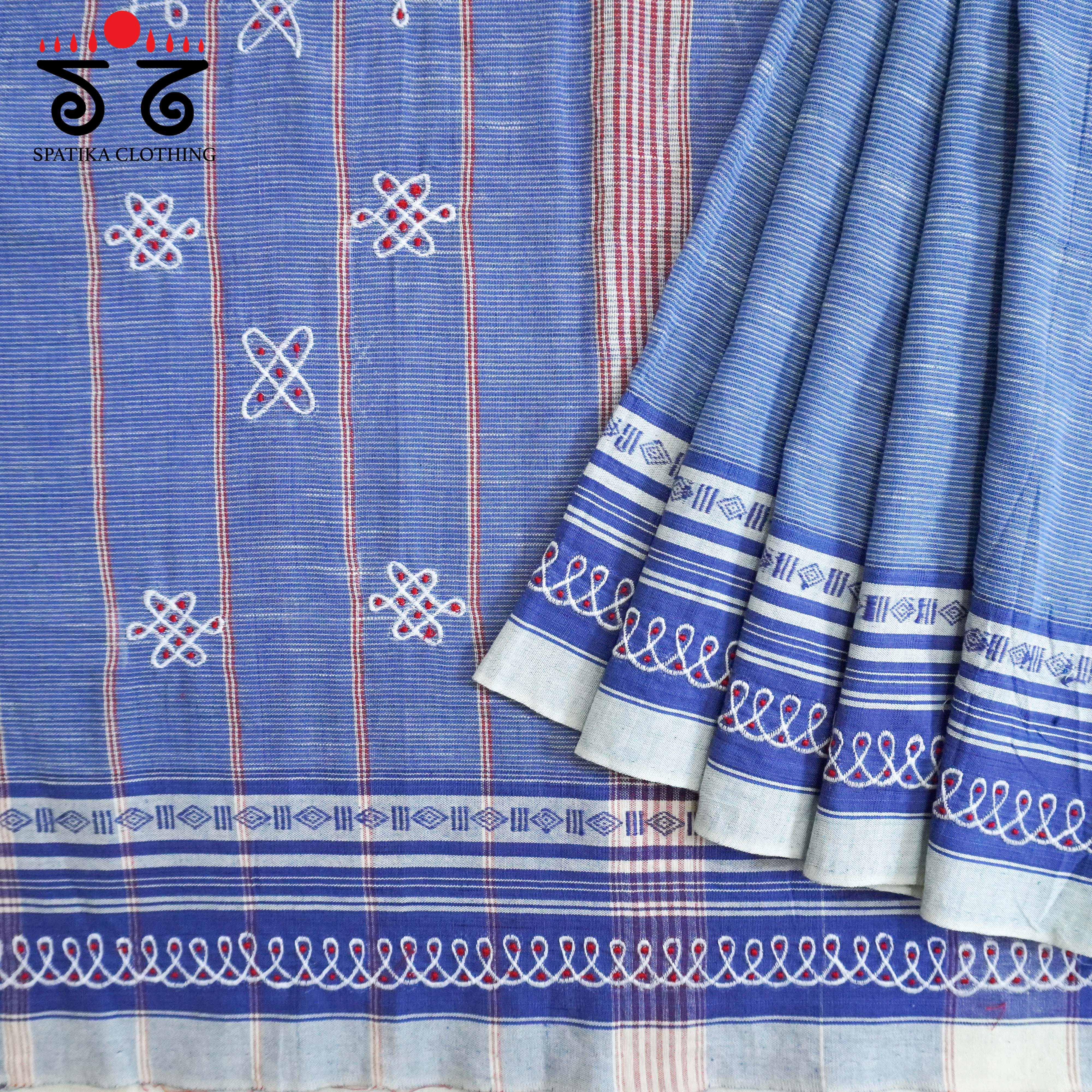 Aane Hejje with kolam- Revival Saree