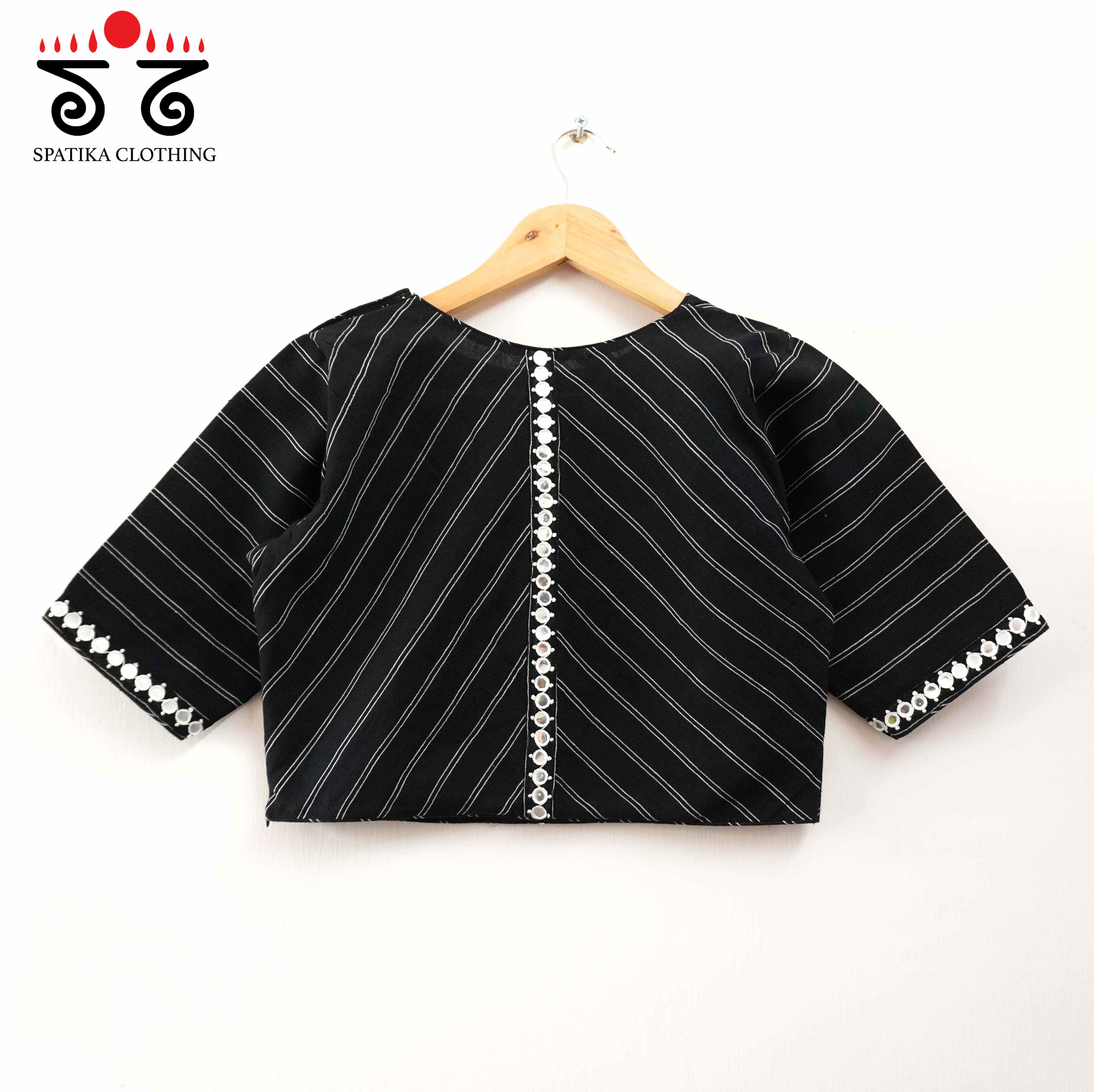 Stripes & Mirrors - New Handcrafted Blouse