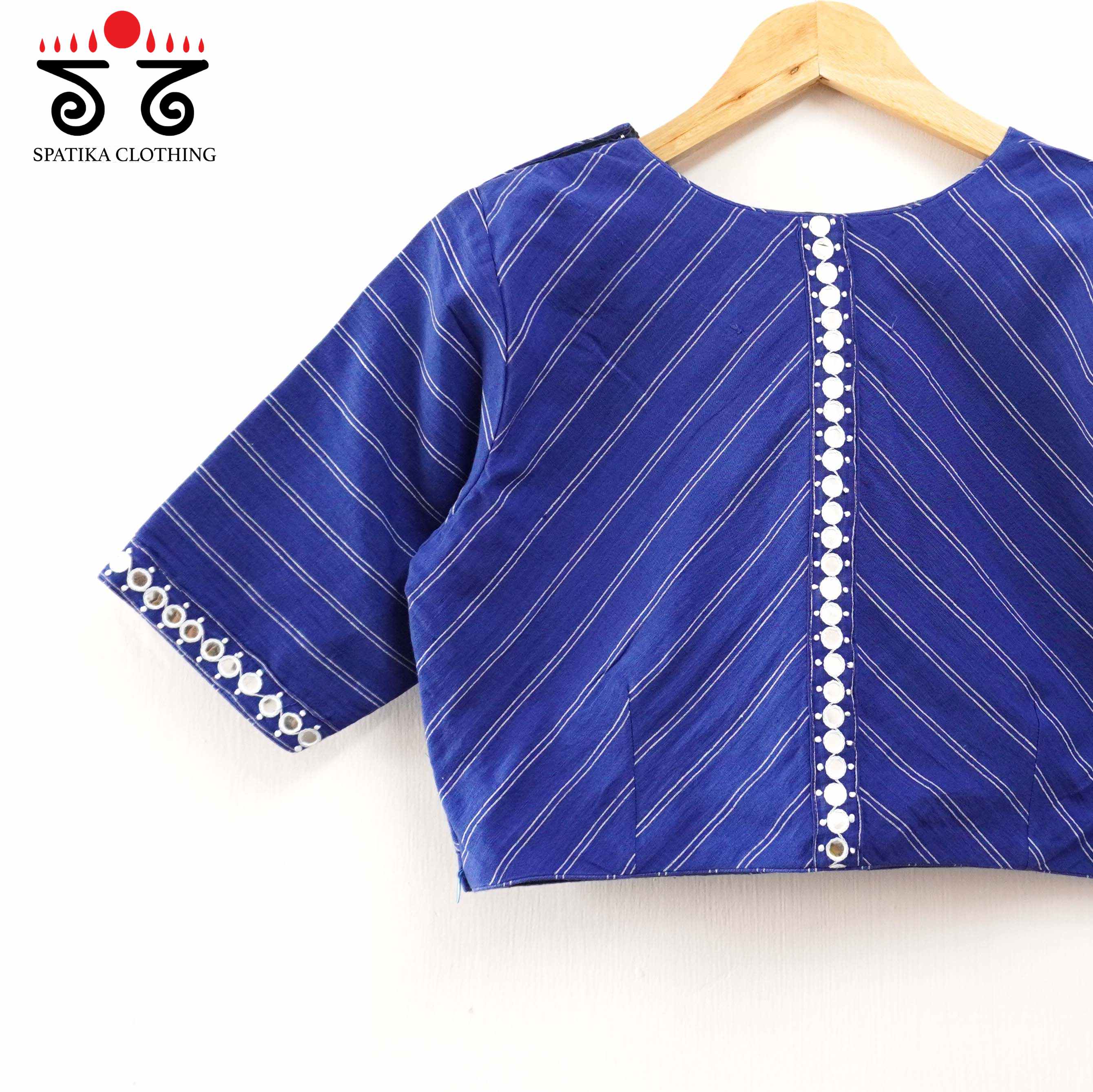Stripes & Mirrors - New handcrafted Blouse