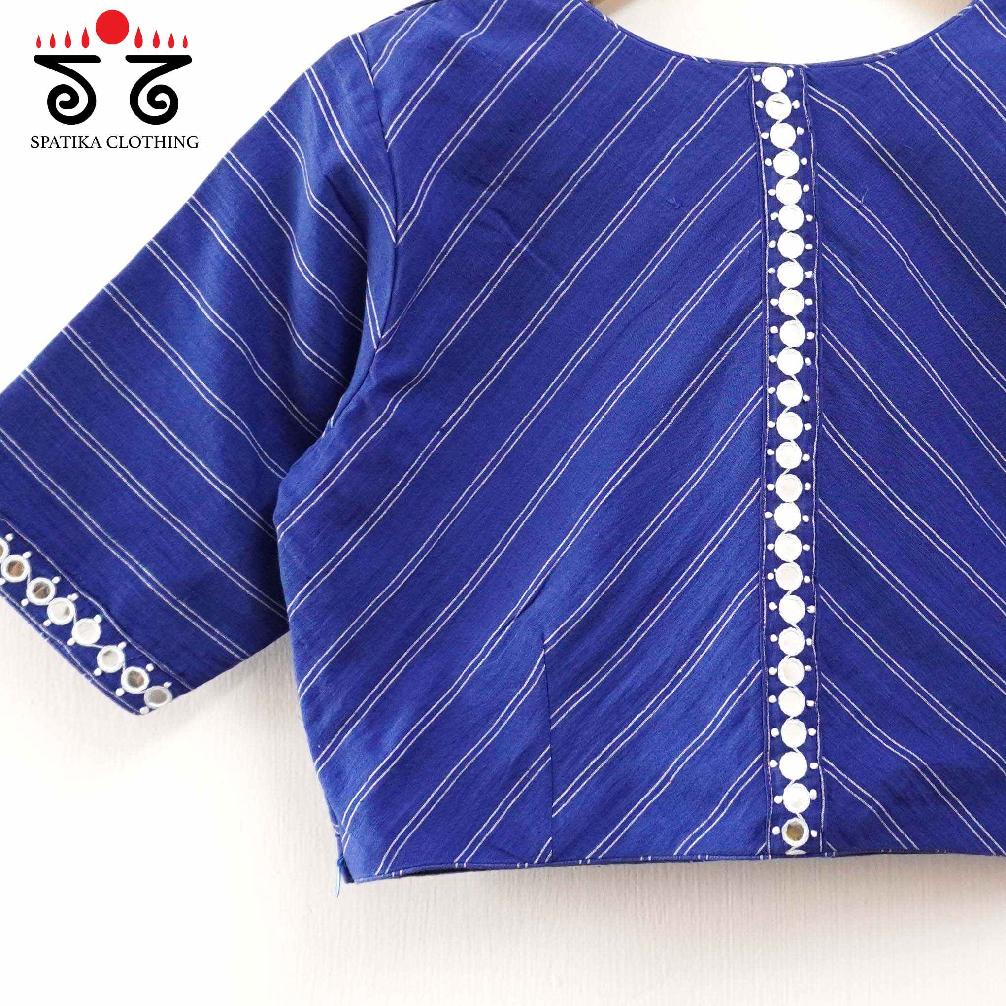 Stripes & Mirrors - New handcrafted Blouse