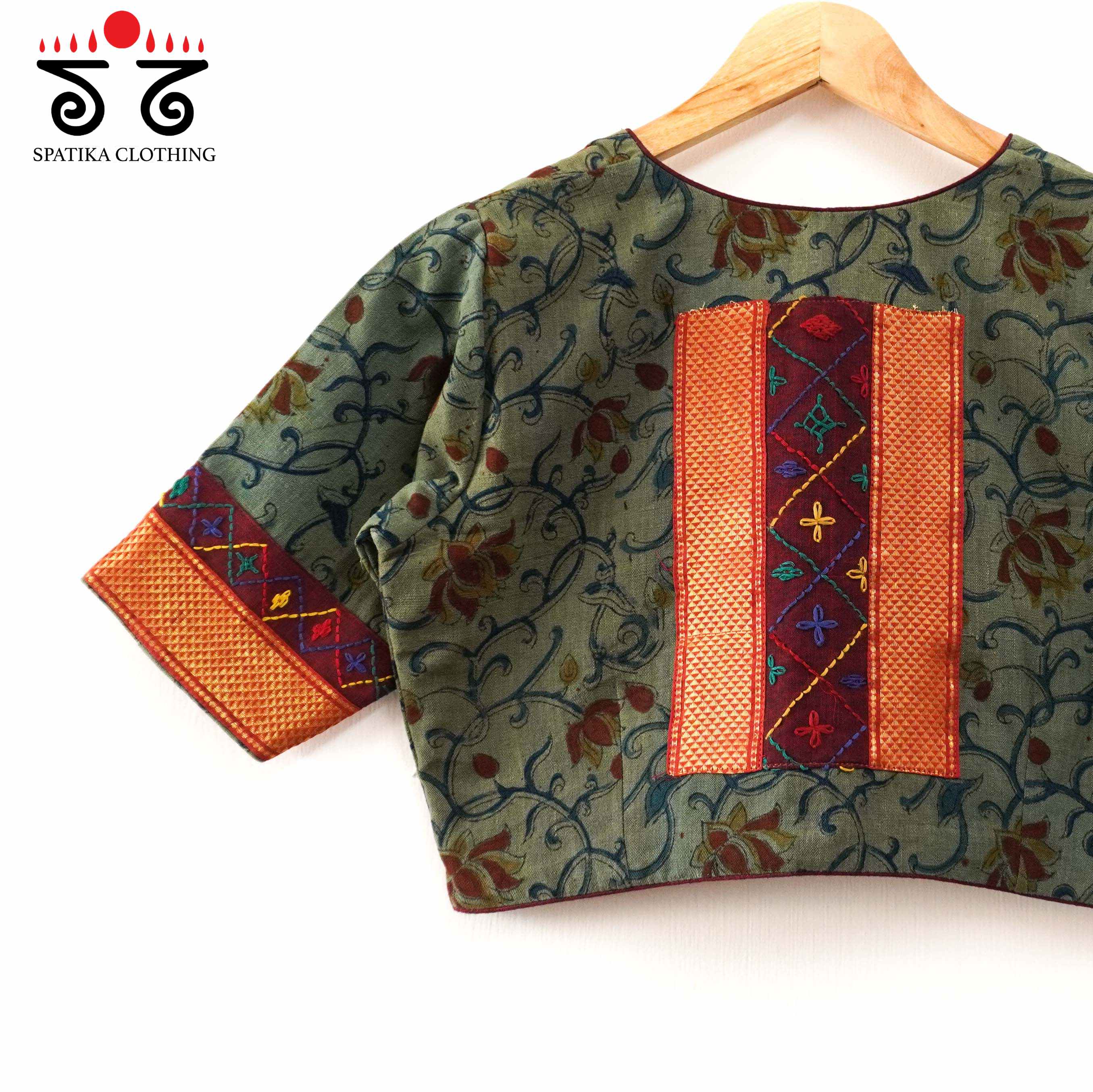 Kalamkari Block Printed - Lambani Blouse