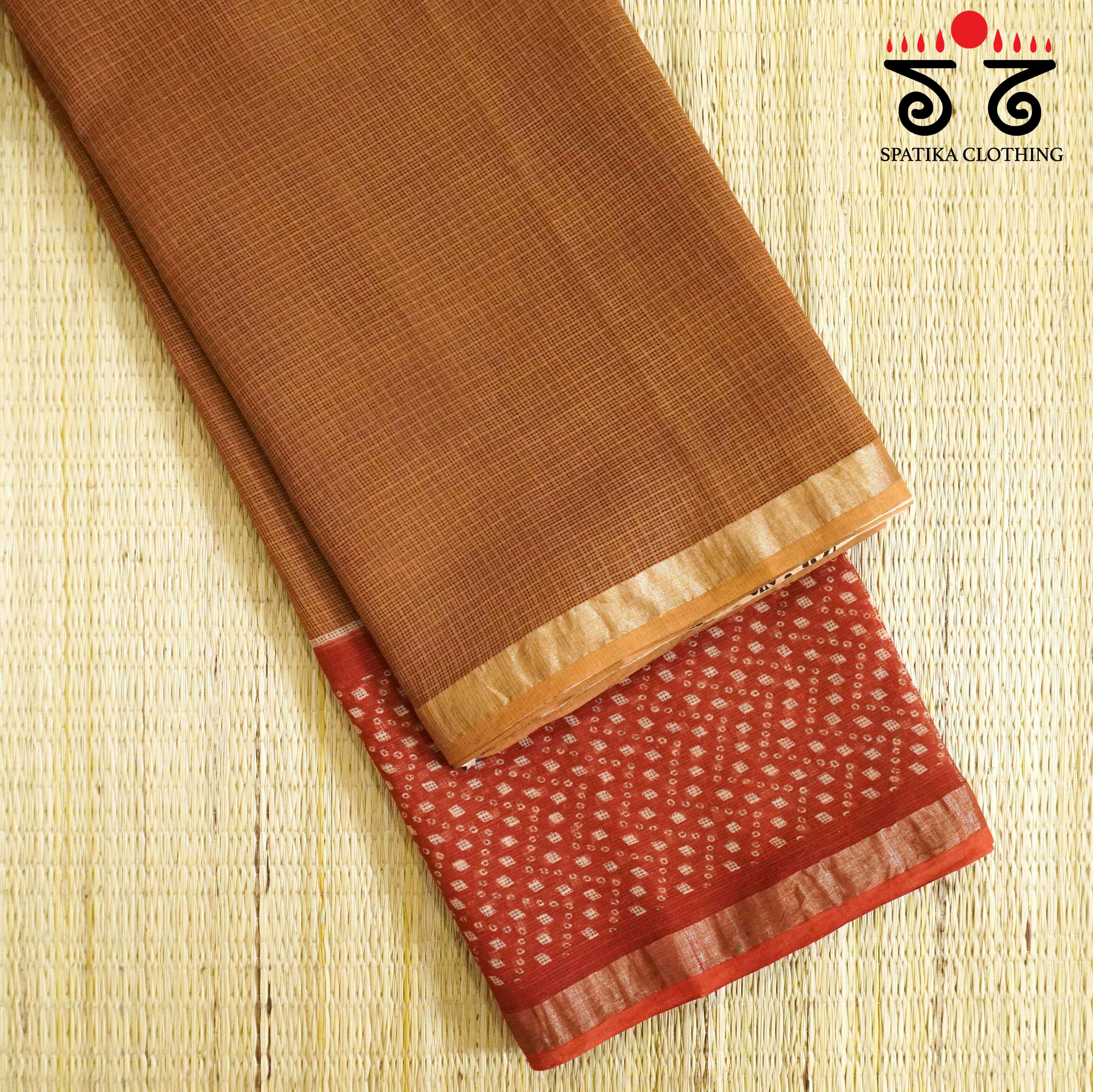 Kota Hand block printed saree