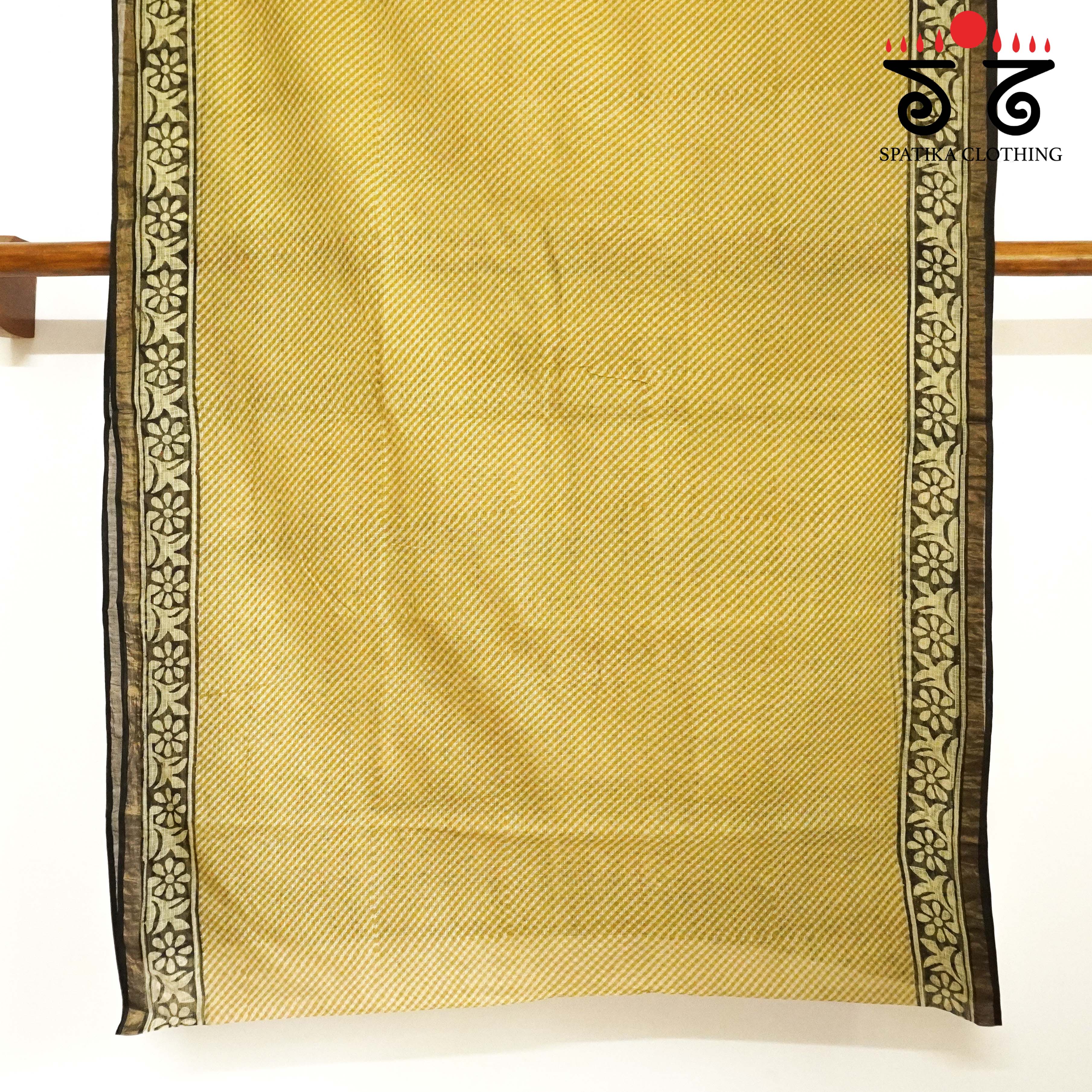 Kota Hand block printed saree