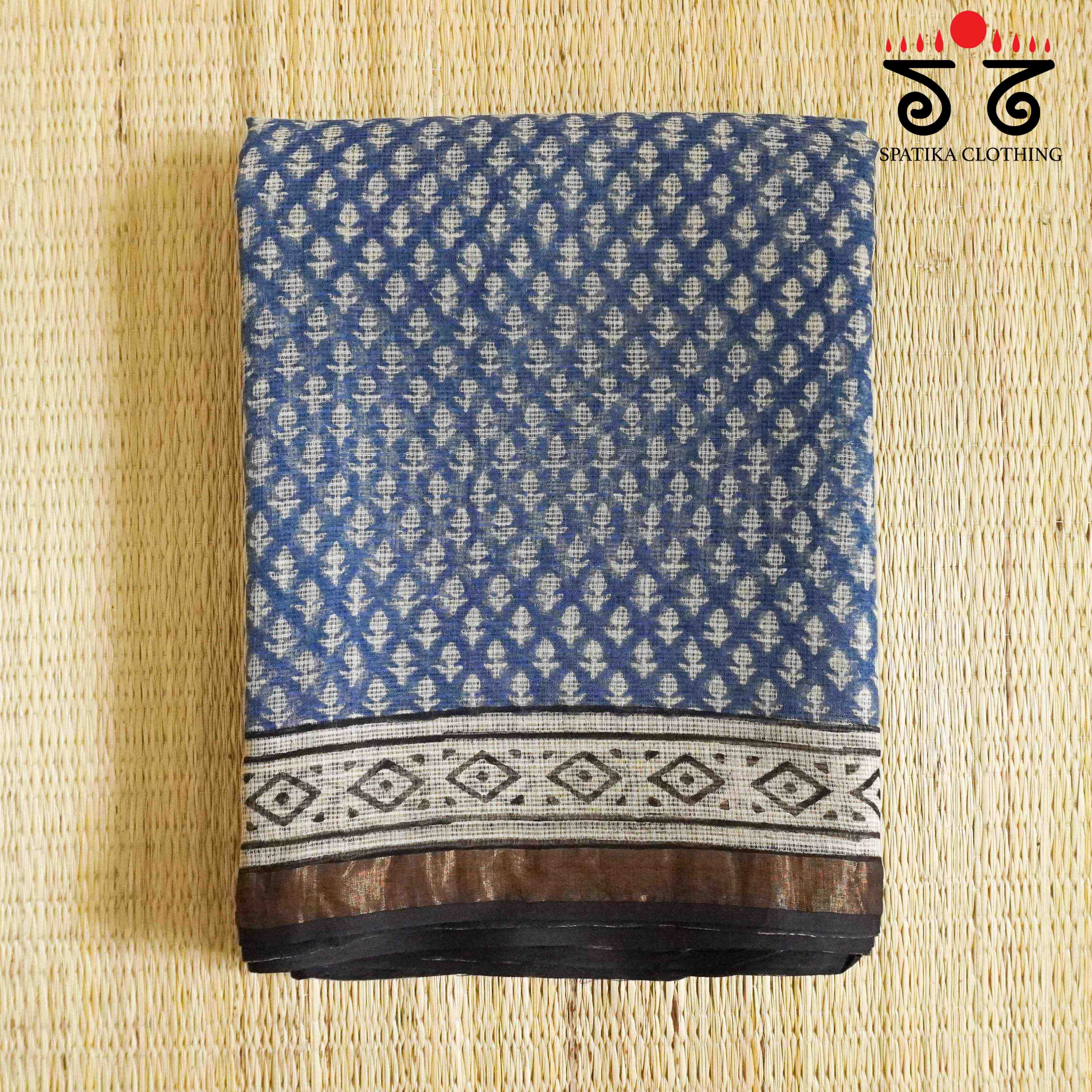 Kota Hand block printed saree